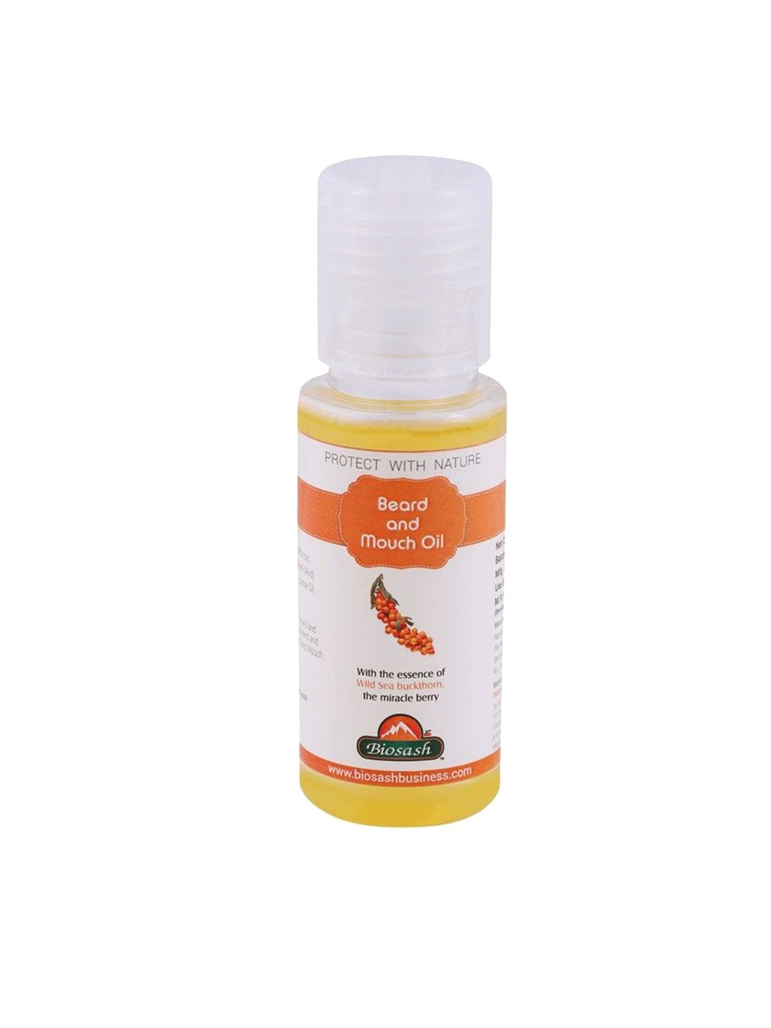 BIOSASH Beard & Mooch Oil With Seabuckthorn - 50 ml