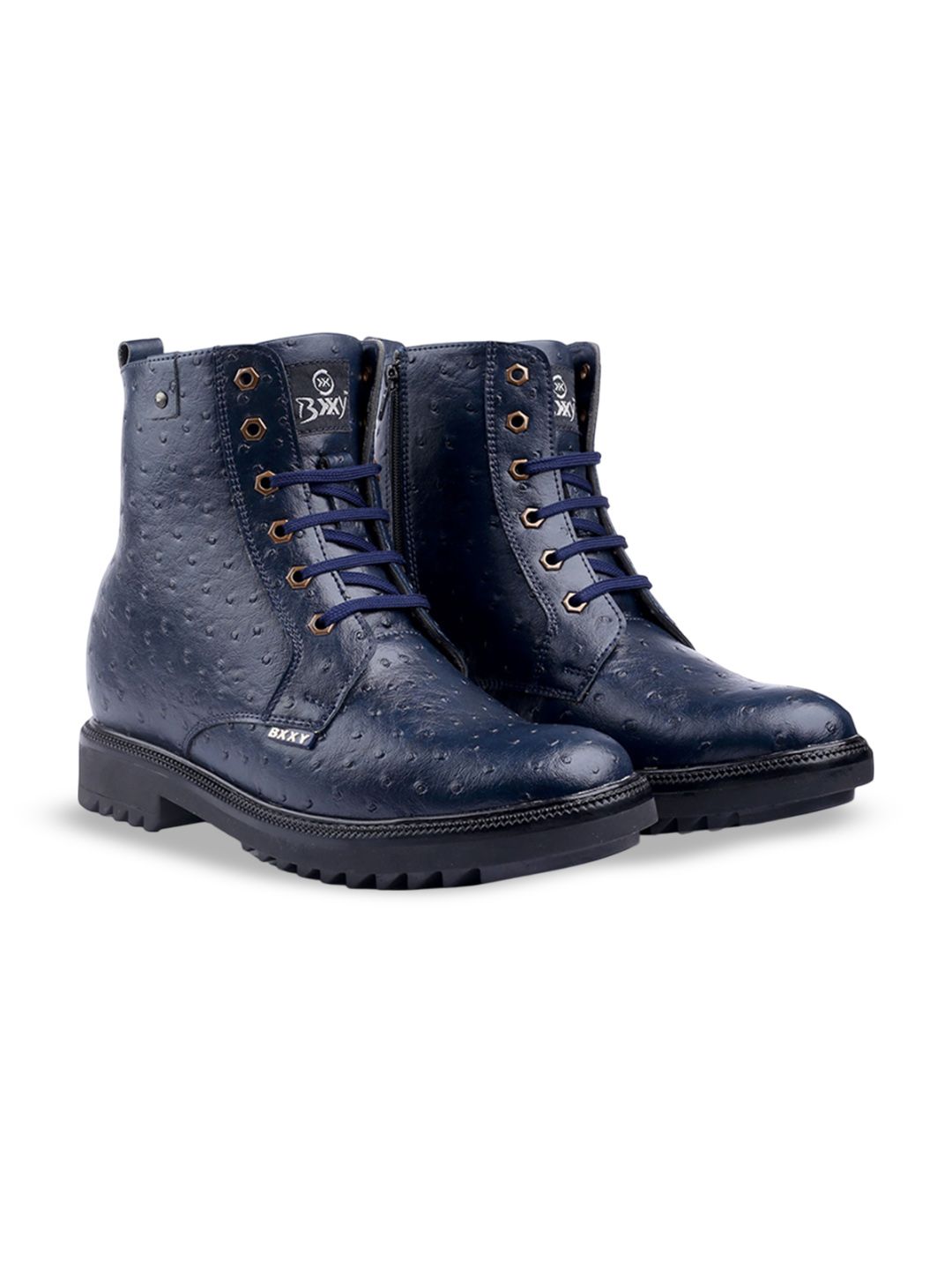 Bxxy Height Increasing Ankle Length Lace Up Boots-picture-13