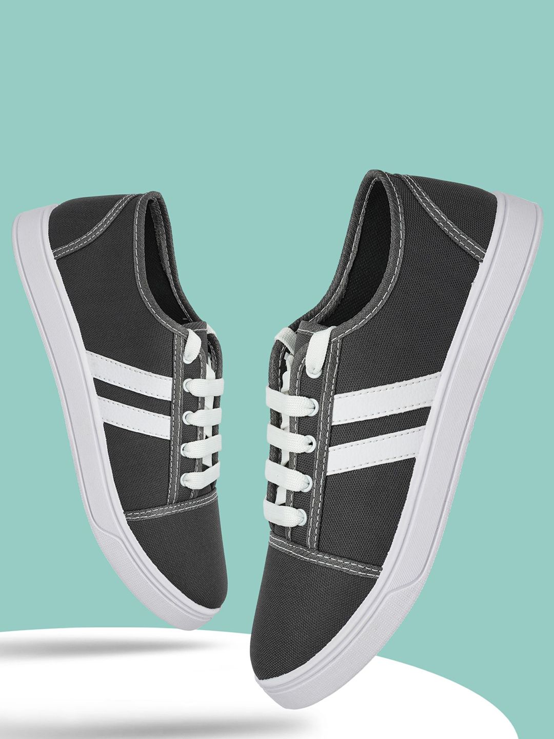 Spotwalk Men Striped Sneakers Casual Shoes-picture-26