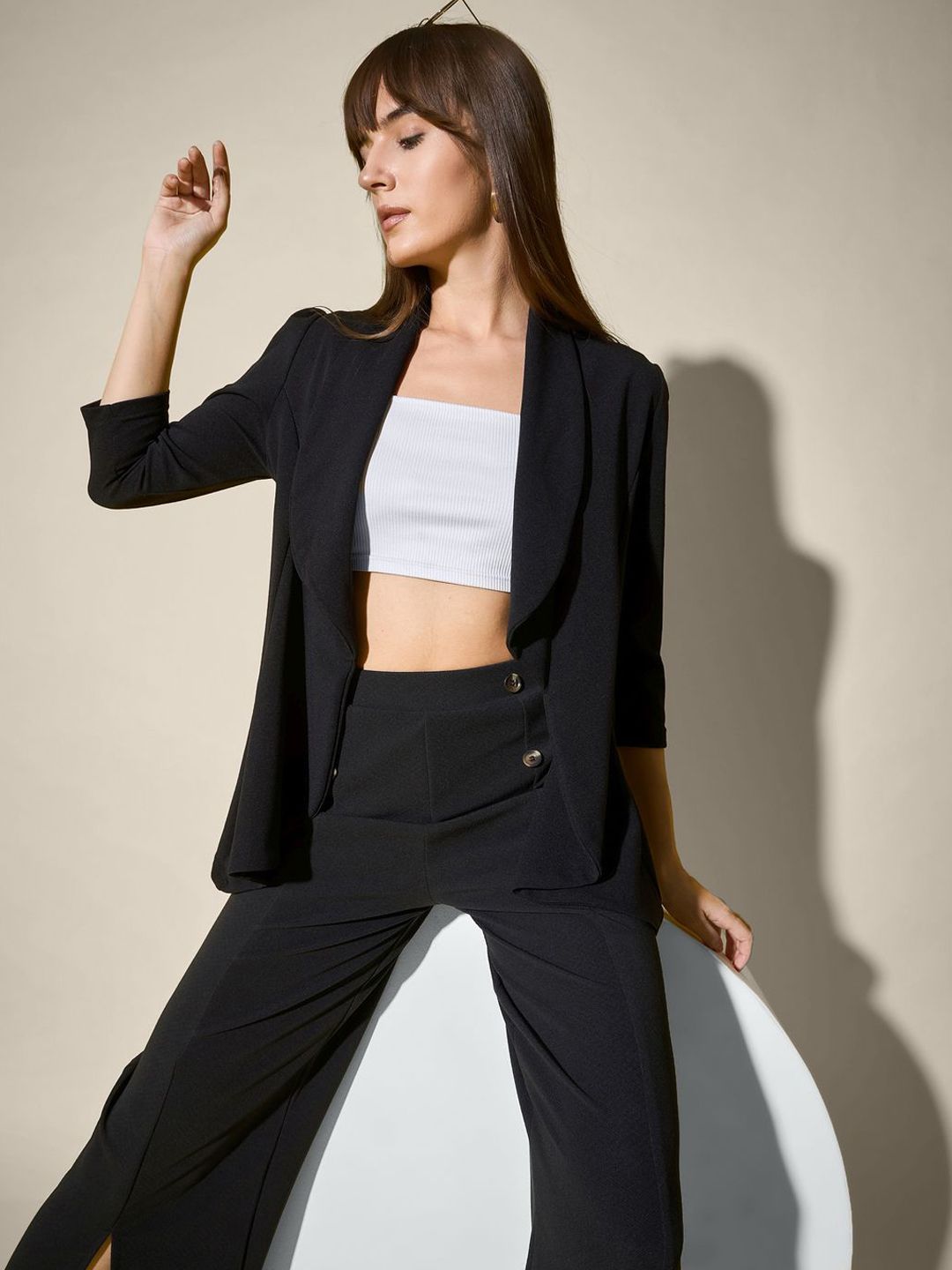 QIOA Open Front Blazer-picture-48
