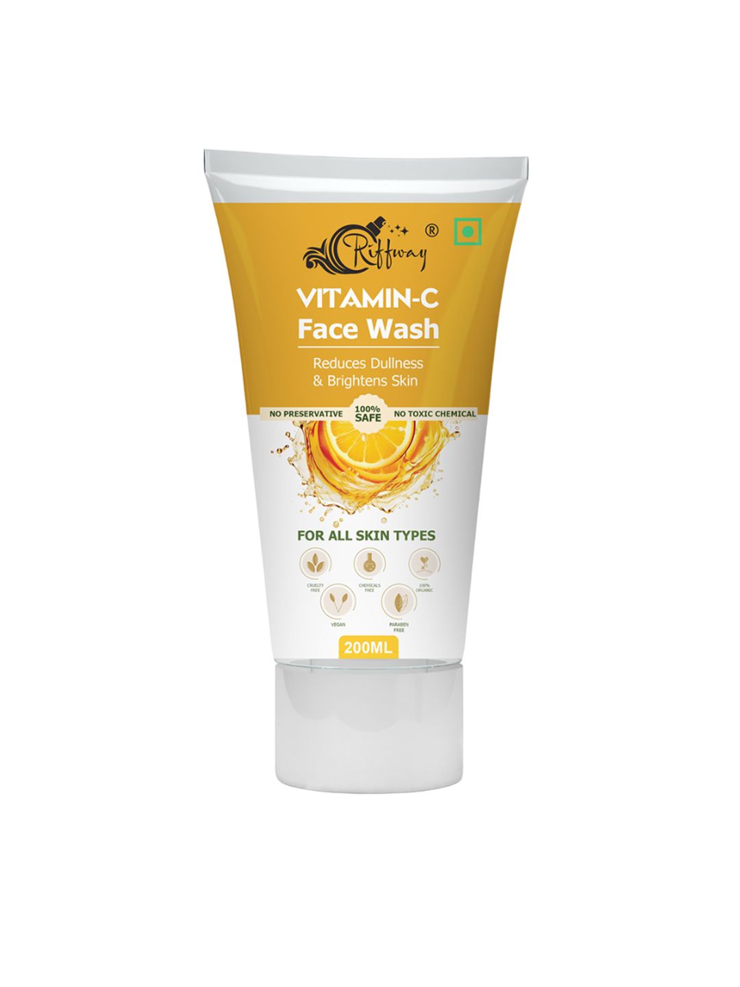 riffway Vitamin C Brightening Face Wash For Deep Cleansing - 200 ml-picture-13