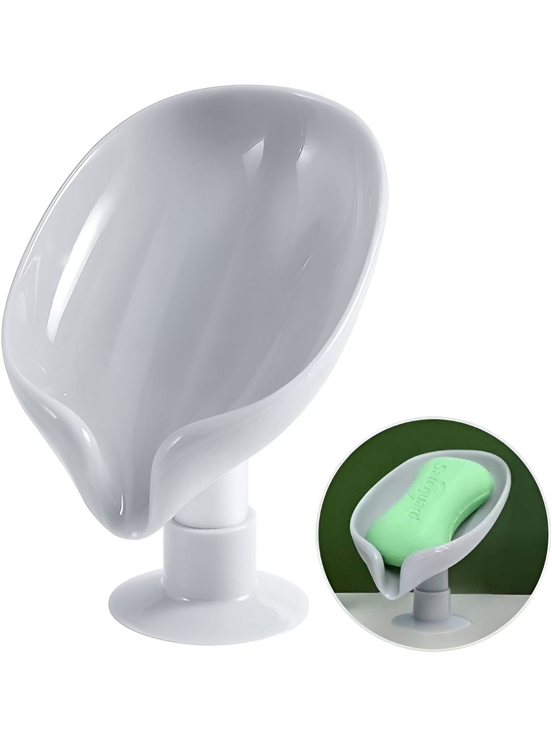 upkaranwale White Solid Plastic Soap Dispenser-picture-16