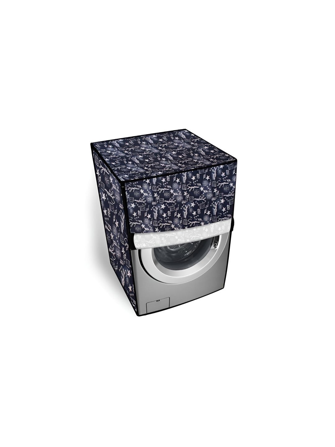 The Furnishing Tree Blue Plastic Washing Machine Cover-picture-16