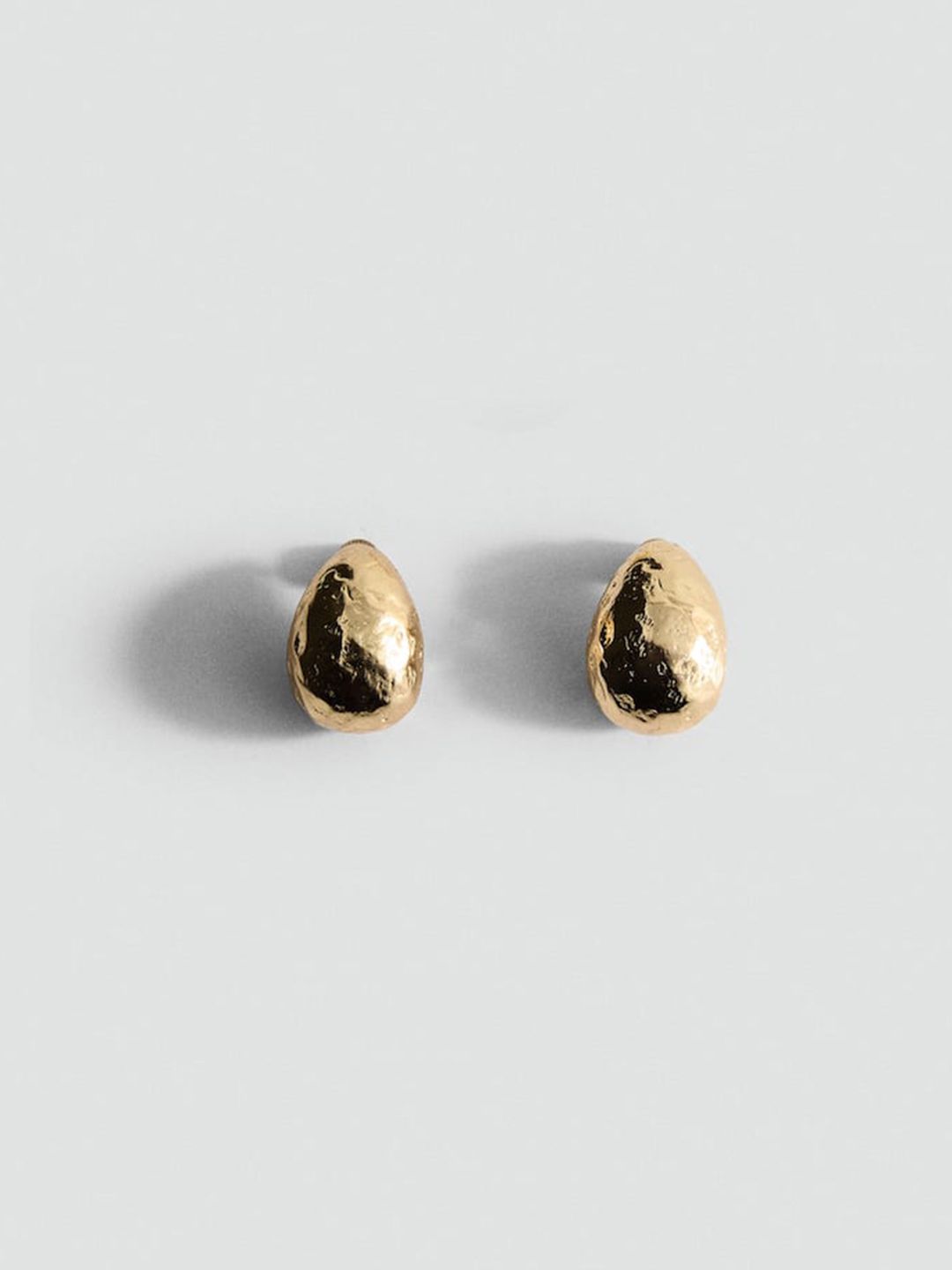 MANGO Teardrop Shaped Textured Studs-picture-51