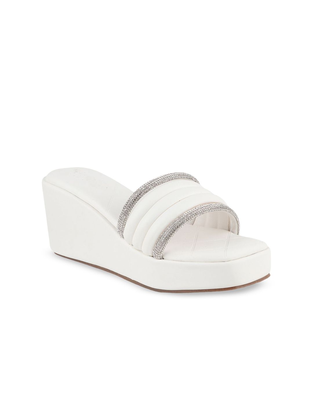 TRYME Women Embellished Wedge Open Toe Regular Sandals-picture-16