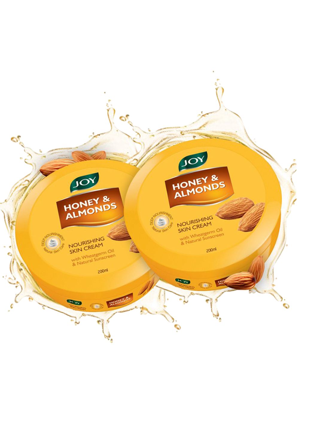 JOY Set Of 2 Honey & Almonds Nourishing Skin Cream - 200 ml Each-image-48