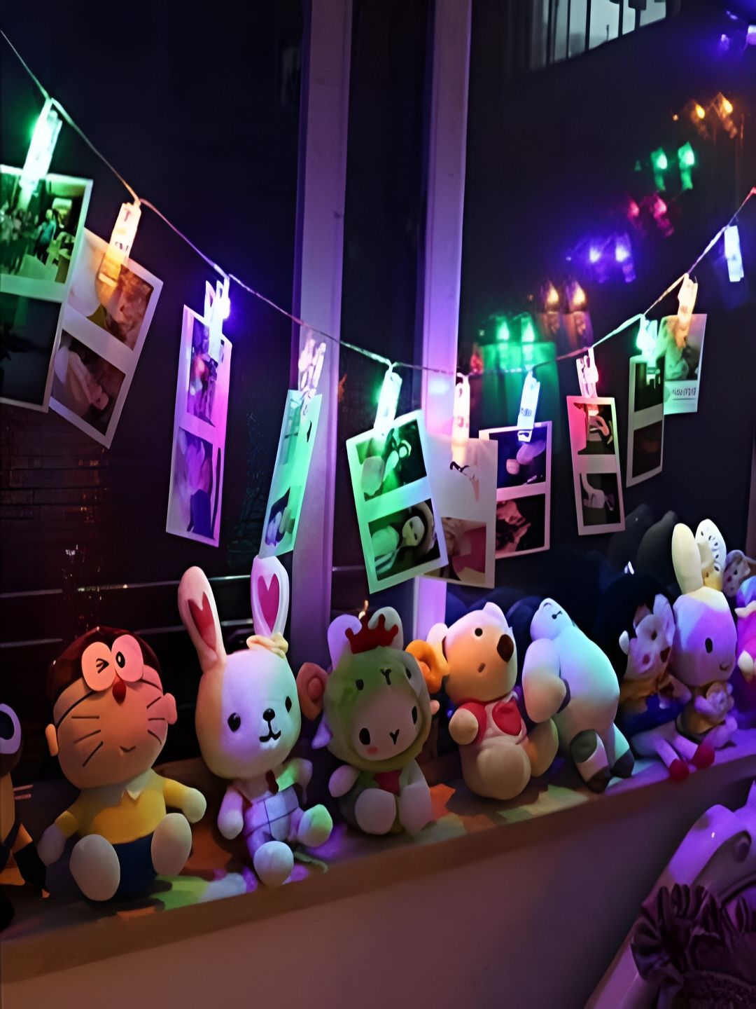 KAVYARA Blue & Green Photo Clip Shape String Light-image-31