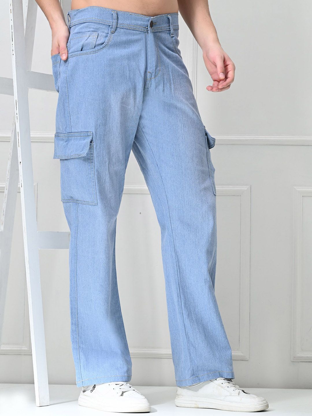 SZN Men Classic Boyfriend Fit Mid-Rise Stretchable Jeans-picture-15