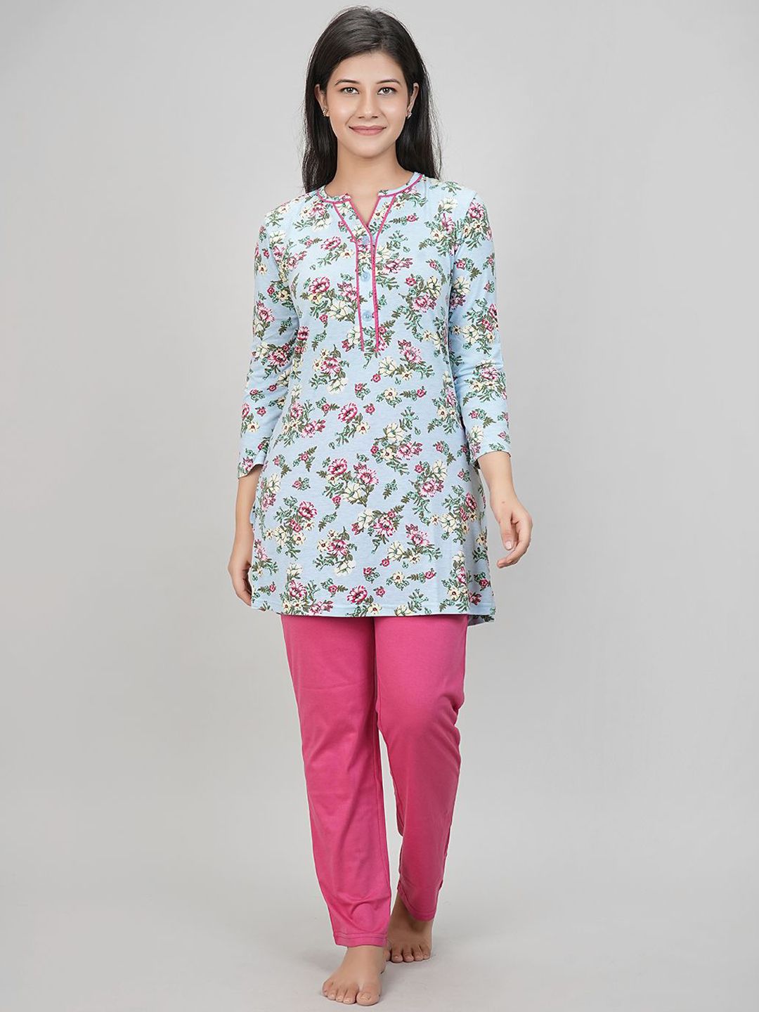 She N She Women Printed Night suit-picture-49