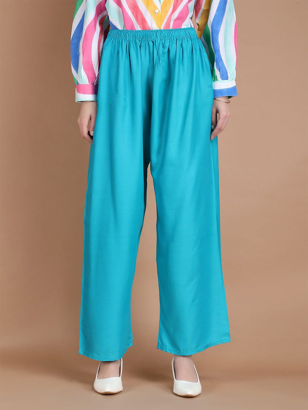 michael kovlin Women Plus Size Rayon Wide Leg Palazzo-picture-52