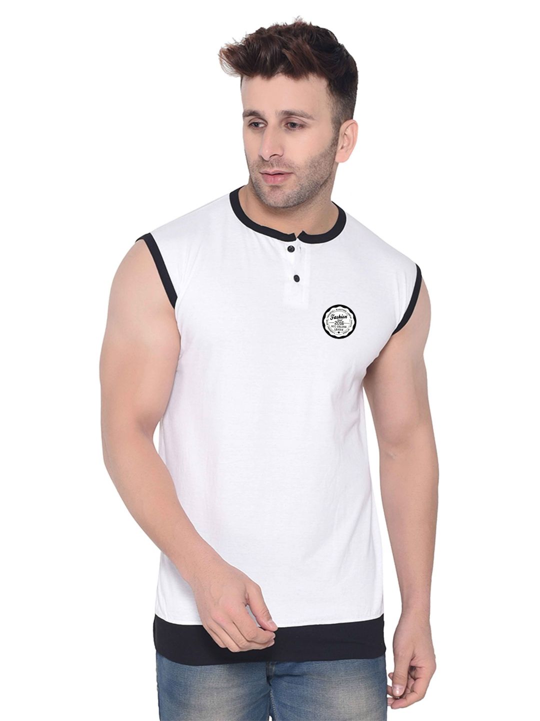 Blisstone Men Solid Henley Neck Slim Fit T-shirt-picture-17