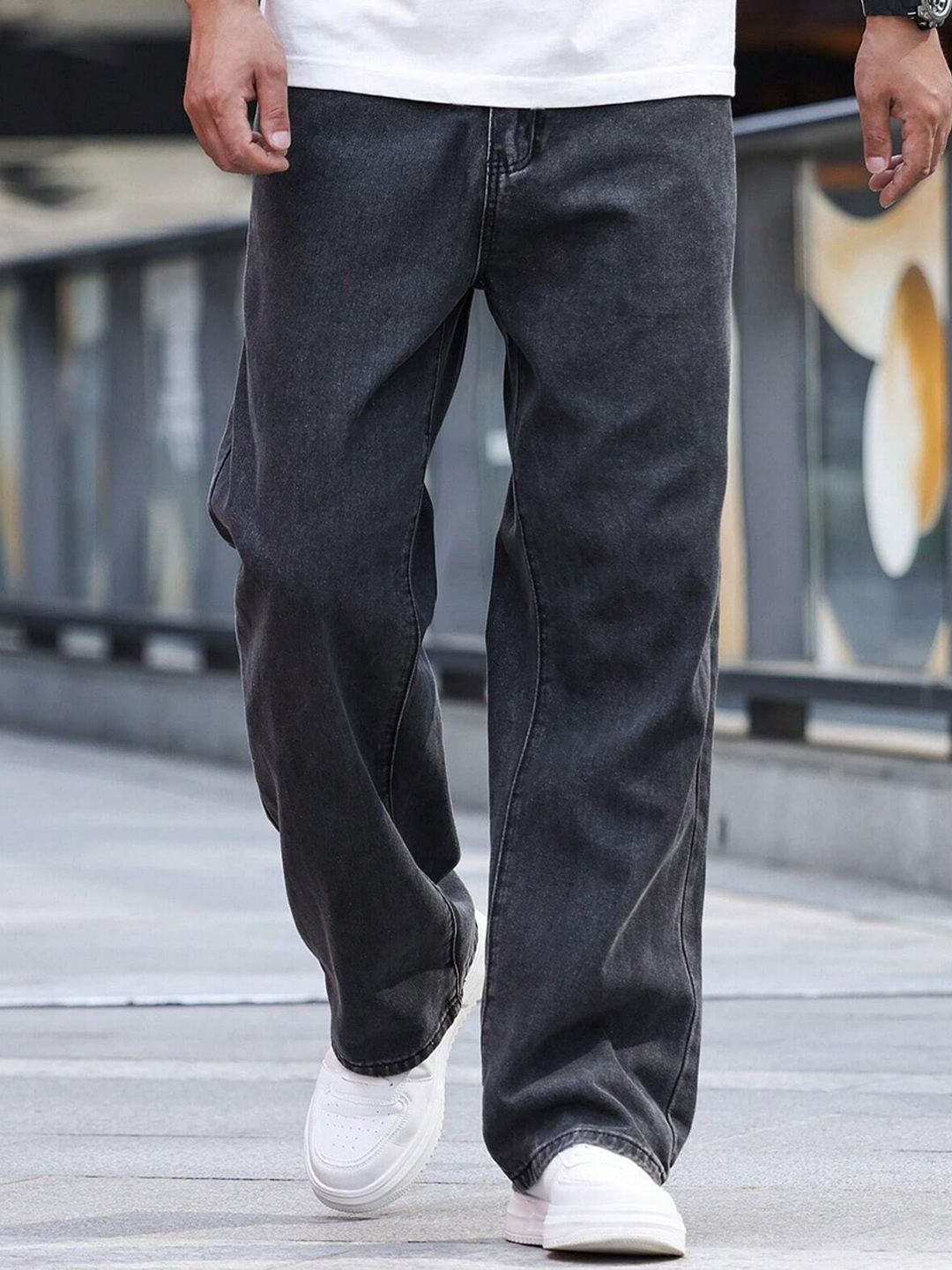 FUDE PRIDE Men Mid-Rise Stretchable Baggy Jeans-image-44