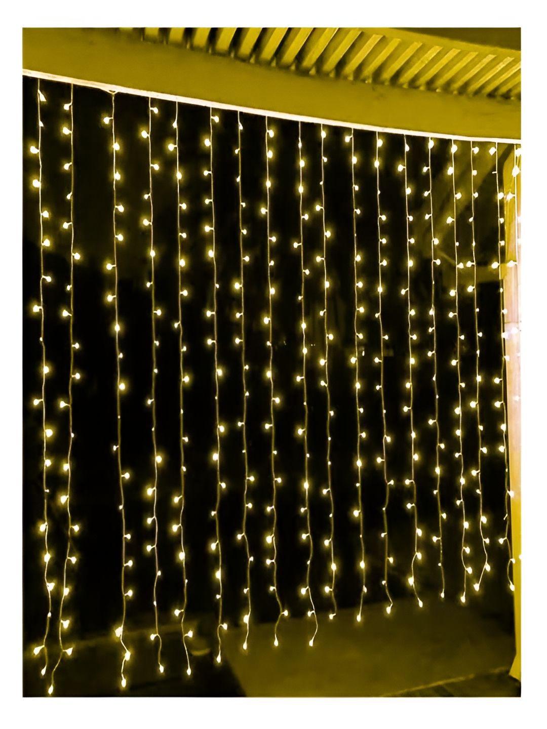 KAVYARA Yellow Rice Shape String Light-picture-28