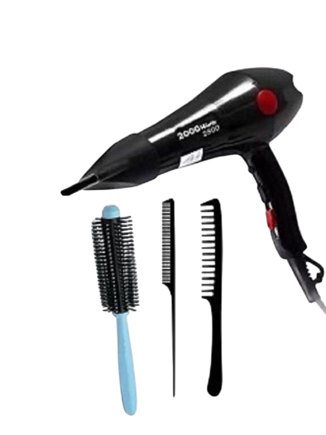 UKSTYLZ Set Of 4 Dryer 2000 Watts With 2 Comb & Rolling Comb-image-20