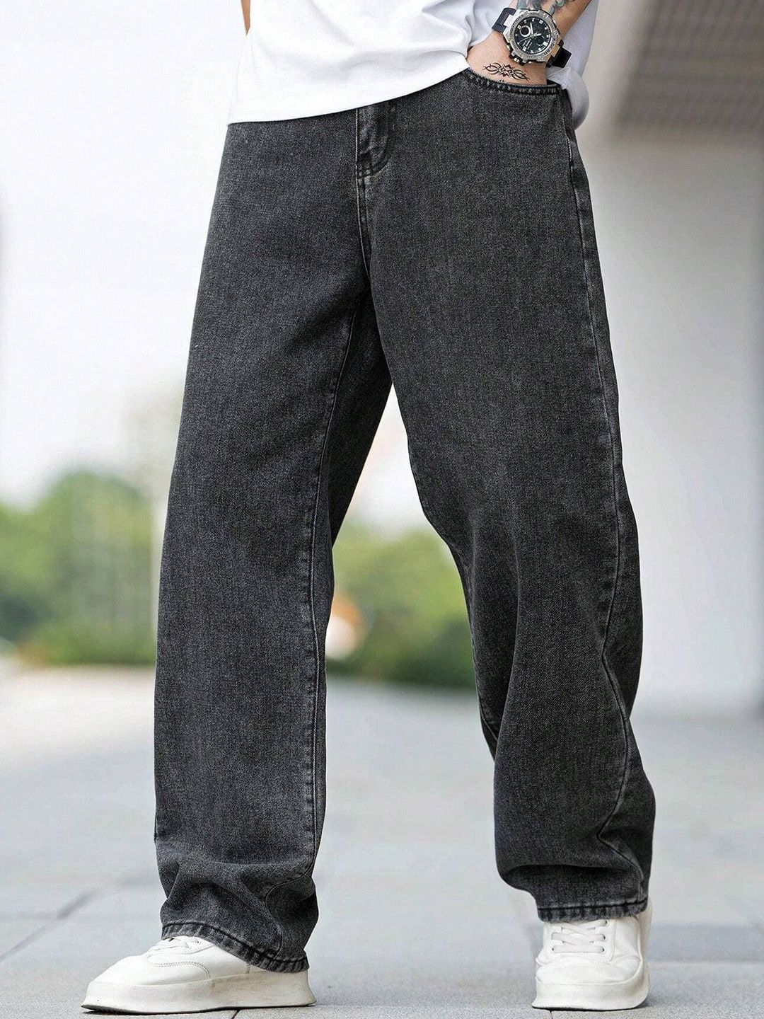 FUDE PRIDE Men Mid-Rise Stretchable Jeans-image-13