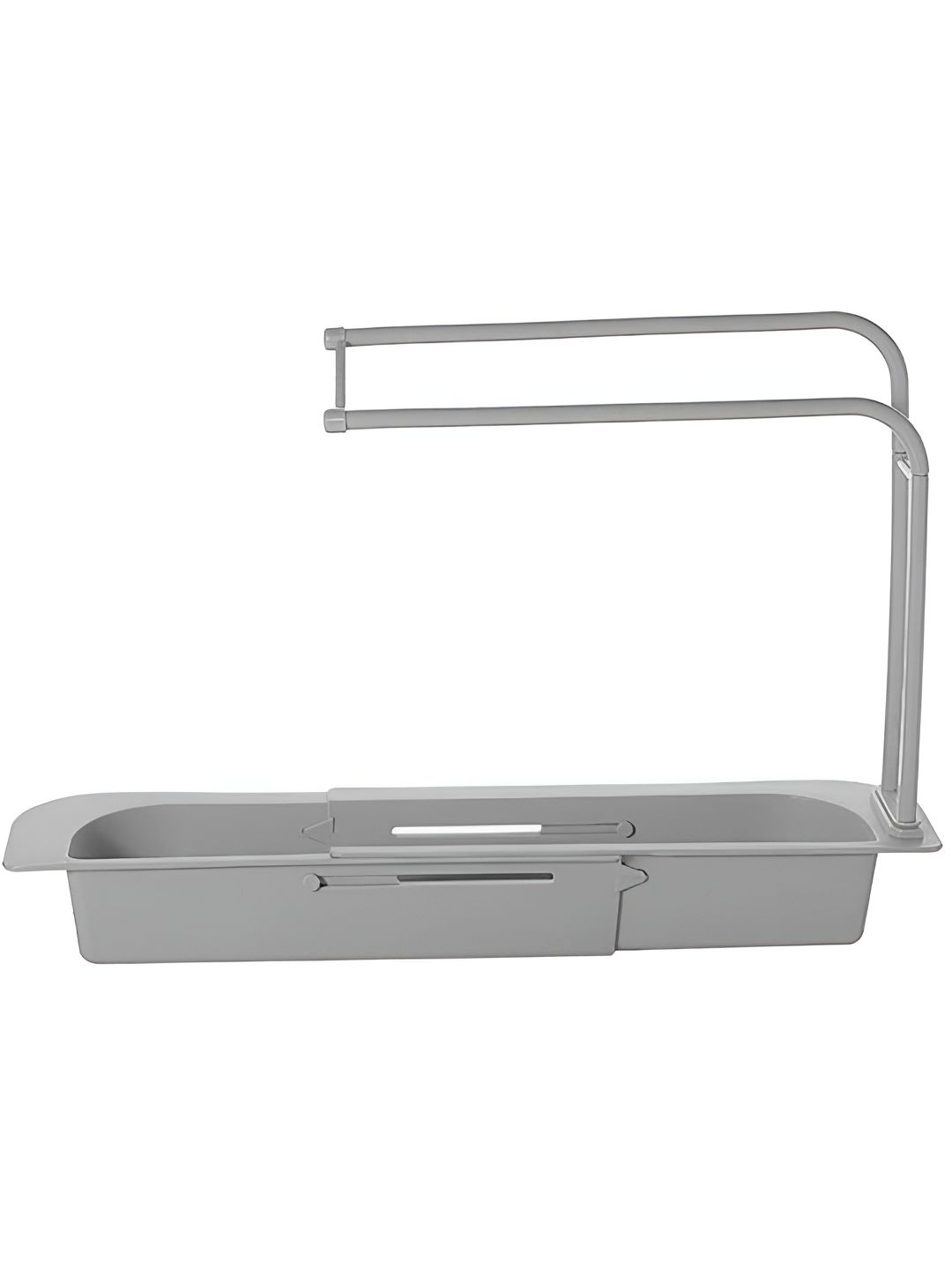 upkaranwale Grey Solid Plastic Towel Rod-image-3