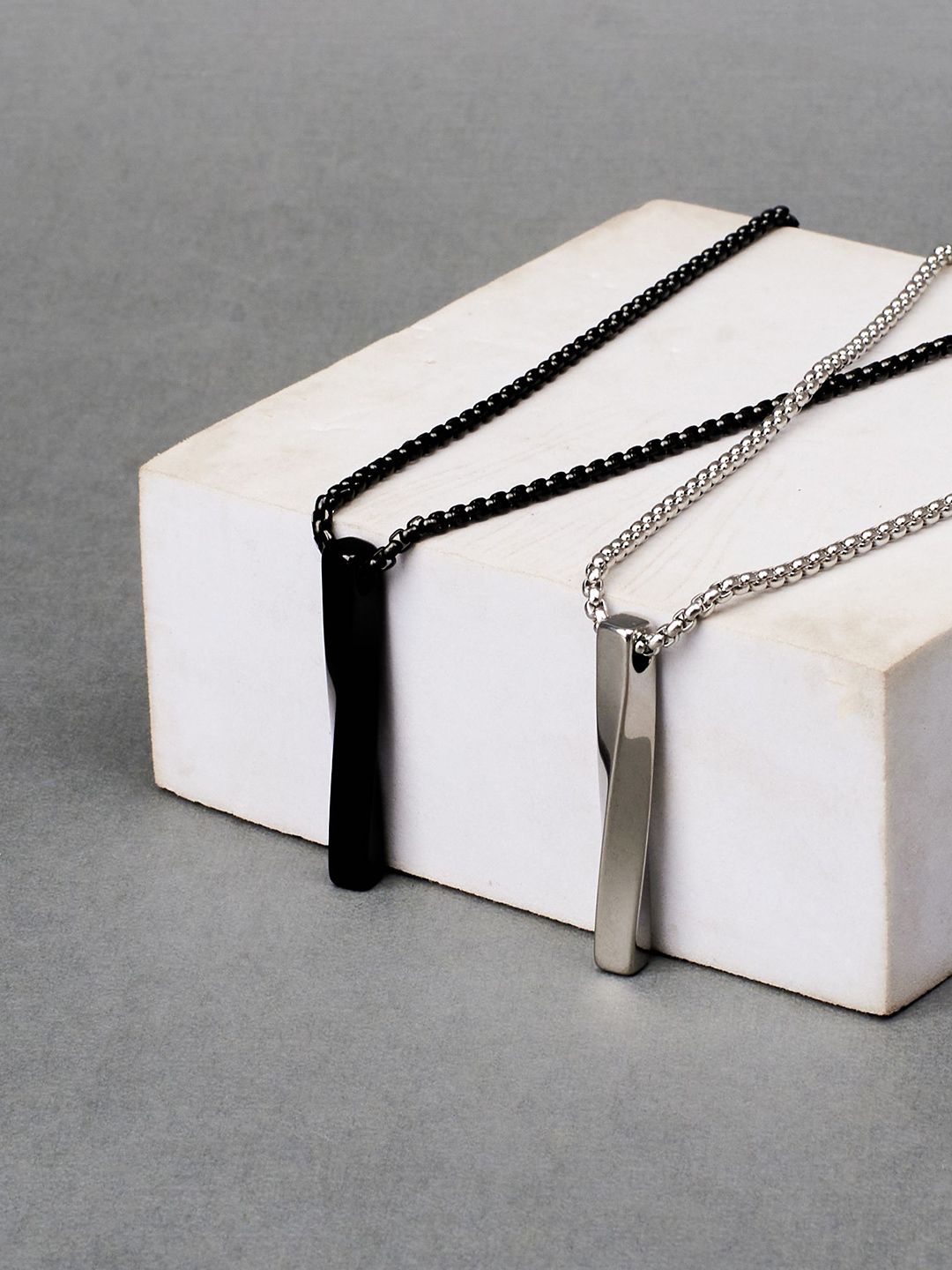 SALTY Set Of 2 Men Collier & Collier Pendant Chains-picture-11