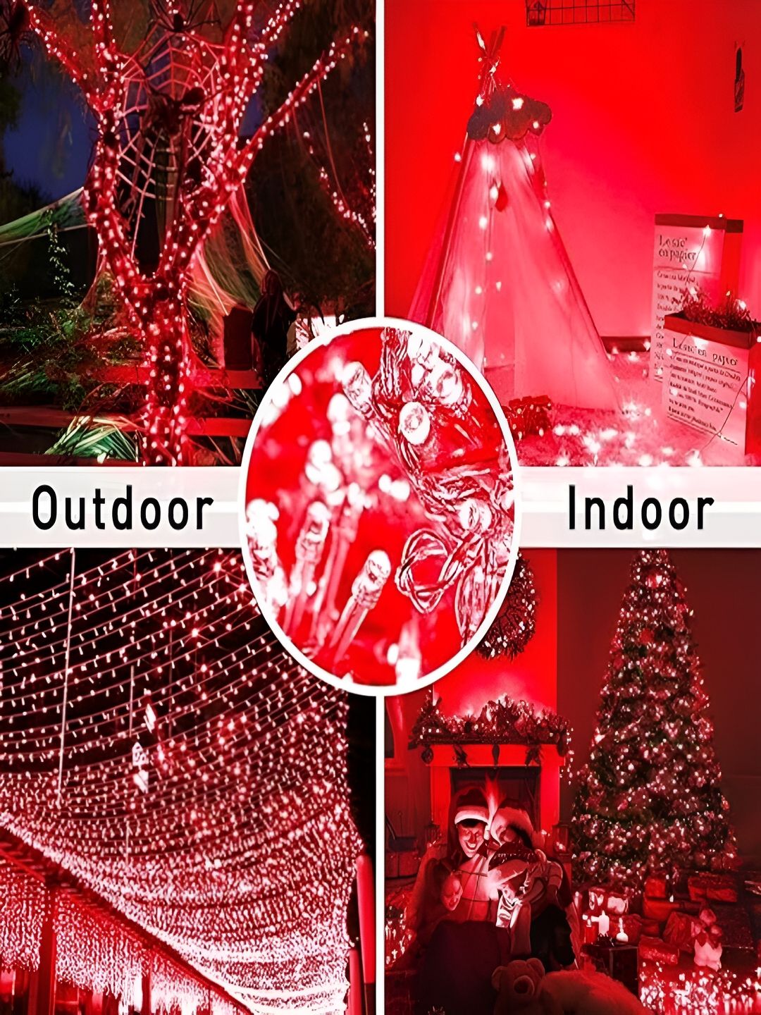 KAVYARA Red Rice Shape String Light-picture-34