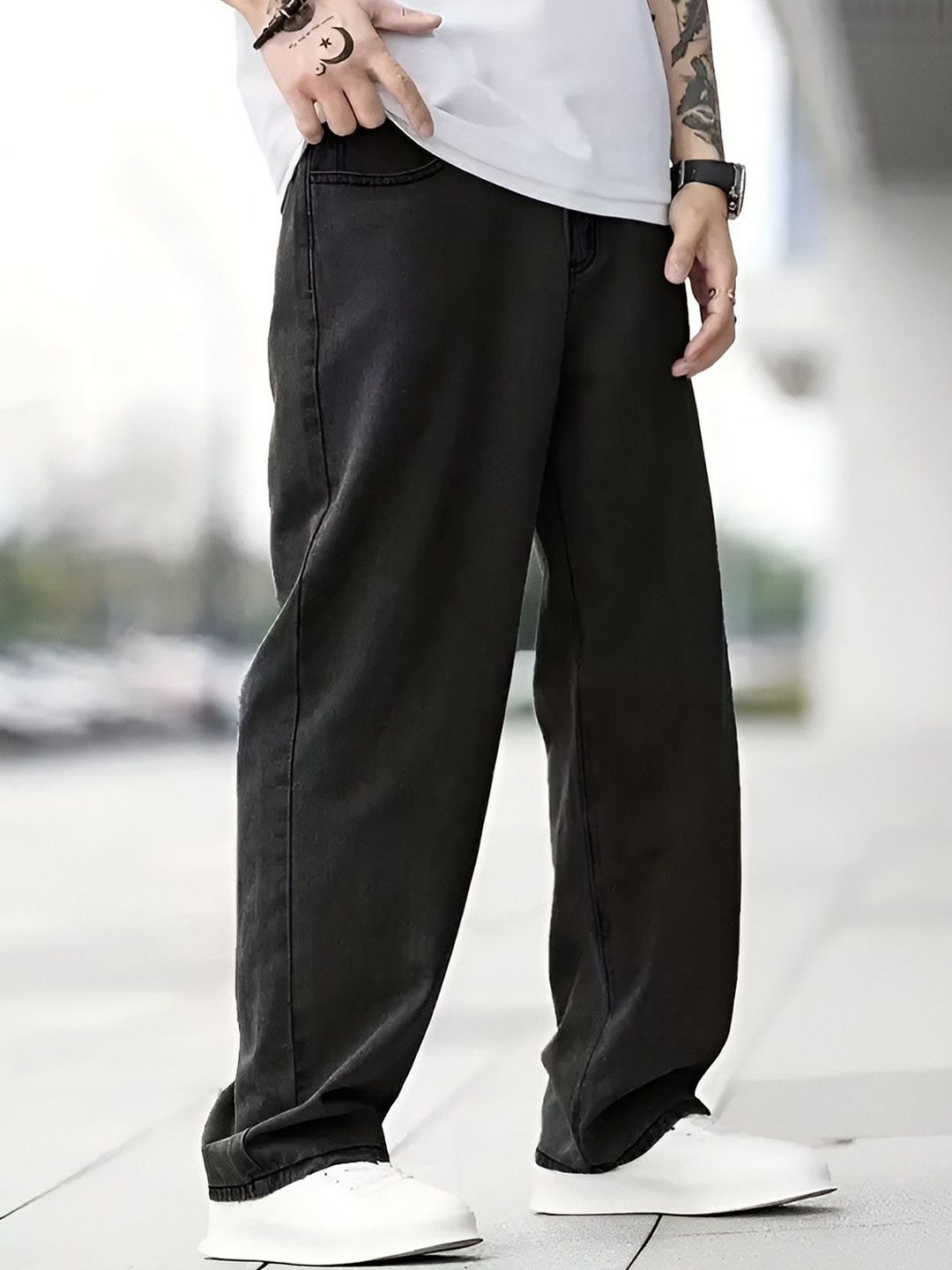 FUDE PRIDE Men Mid-Rise Stretchable Jeans-image-45