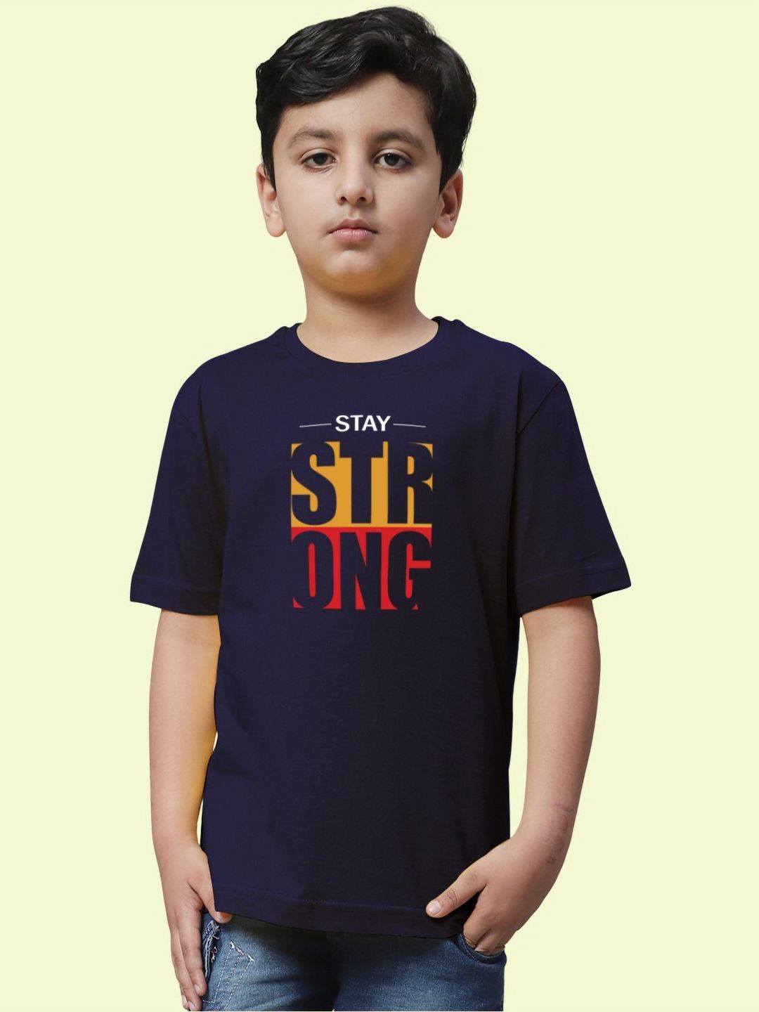 Friskers Boys Typography Printed Round Neck Cotton T-shirt-picture-33