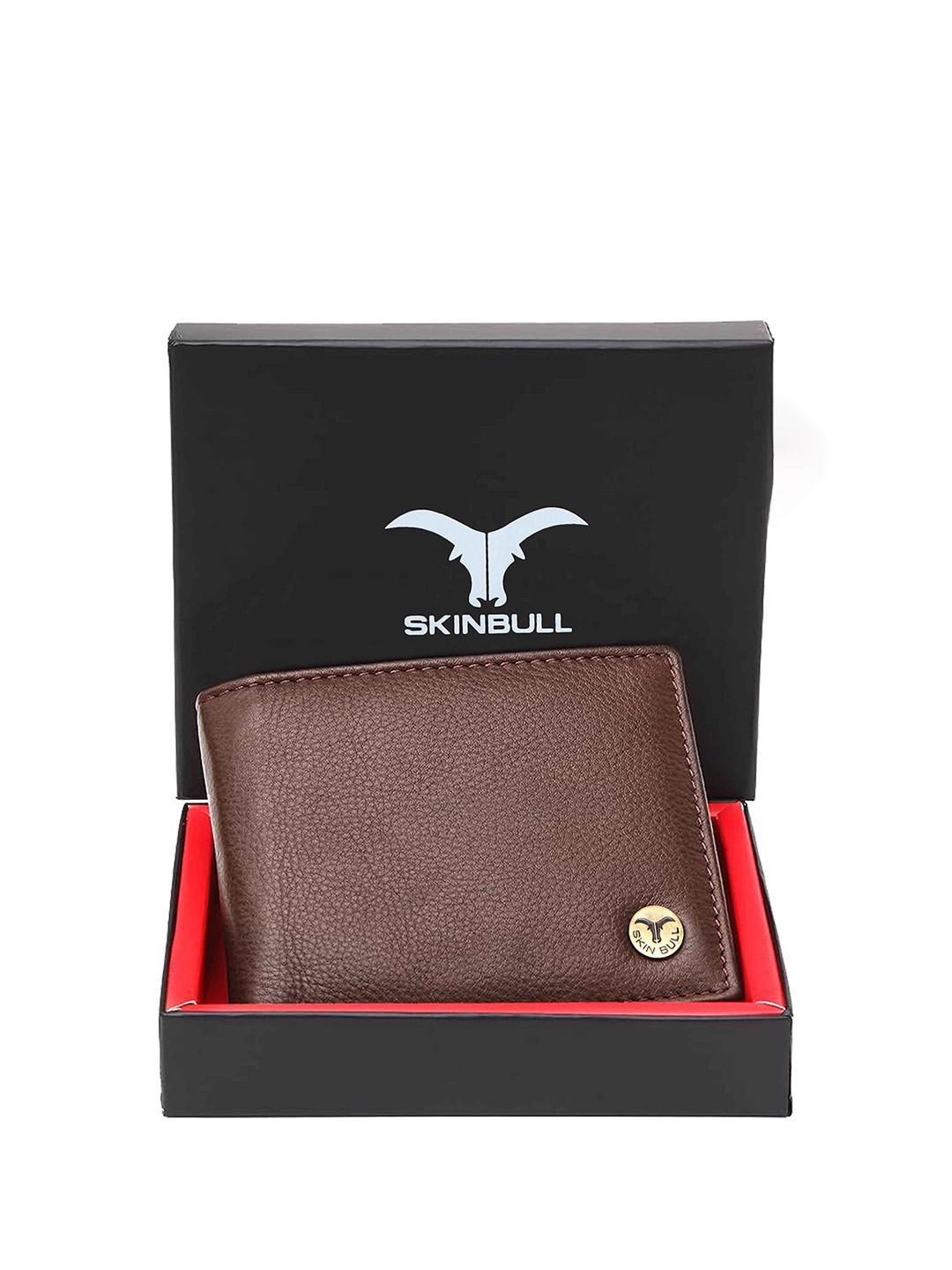 SKINBULL Men Leather Two Fold Wallet-picture-10