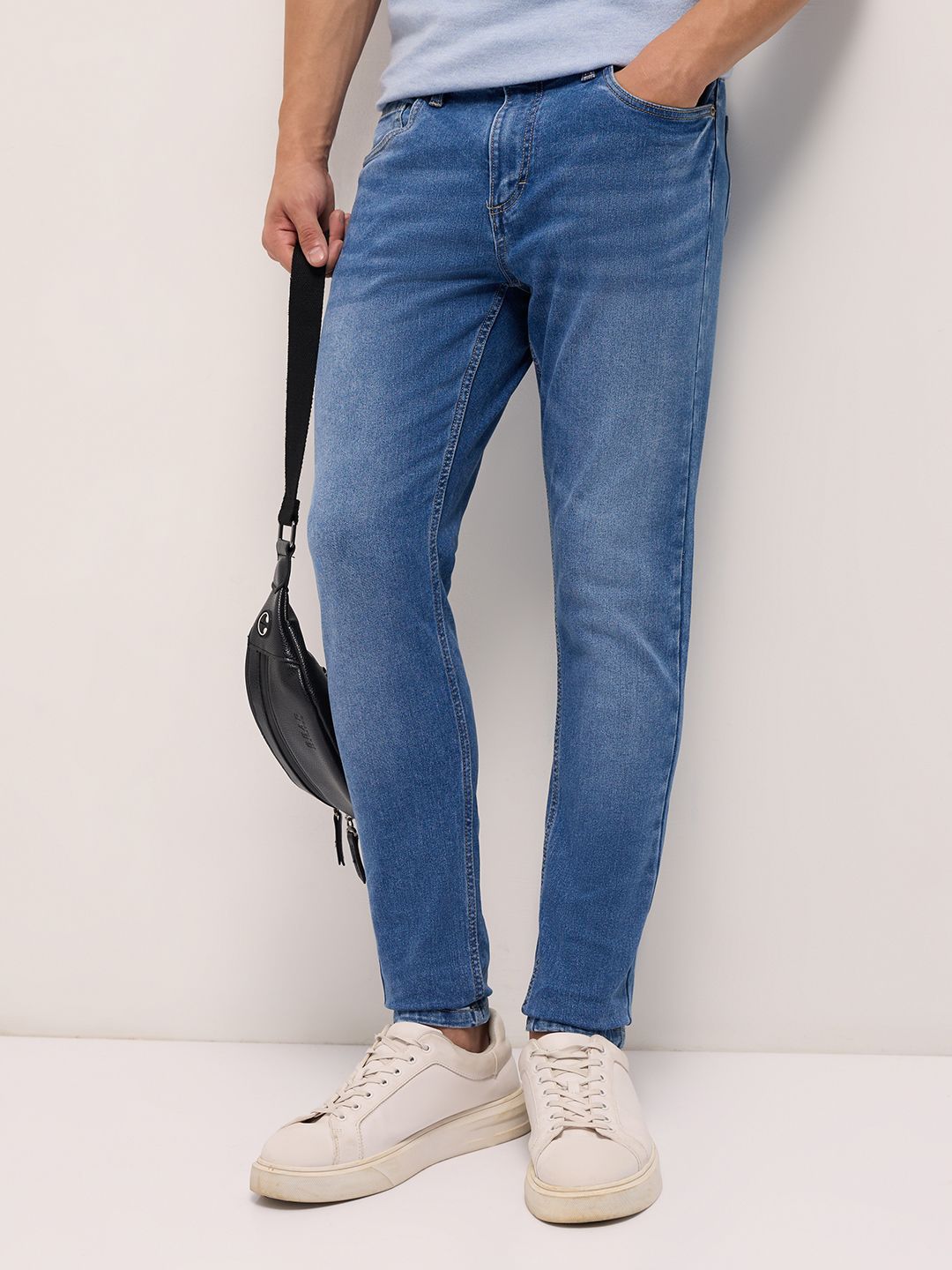 THE BEAR HOUSE Men Cotton Washed Skinny Fit Jean-picture-24