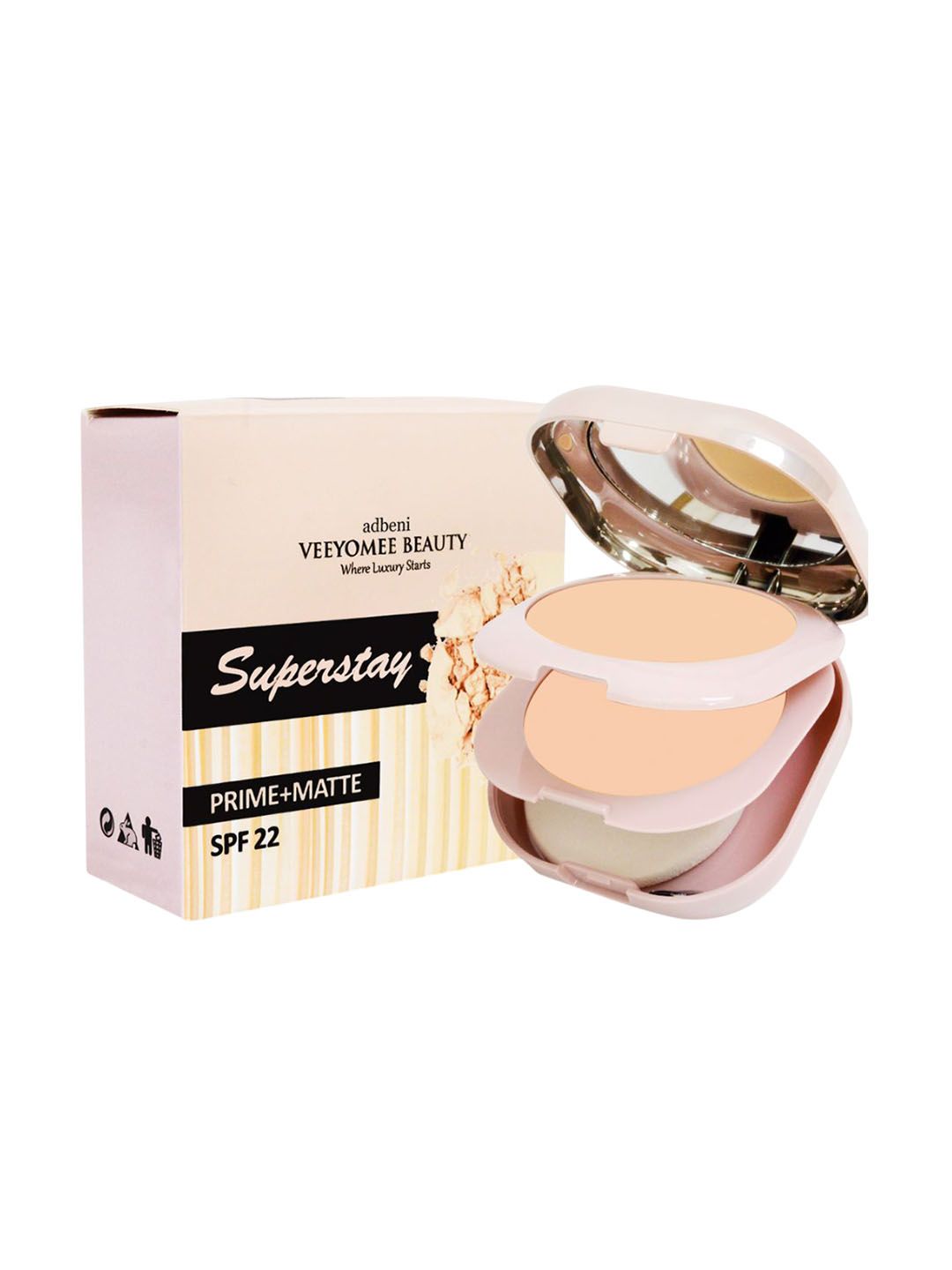 Adbeni HD Matte Finish Long Lasting Oil Control Compact Pressed Powder - 20 g - 01-image-11