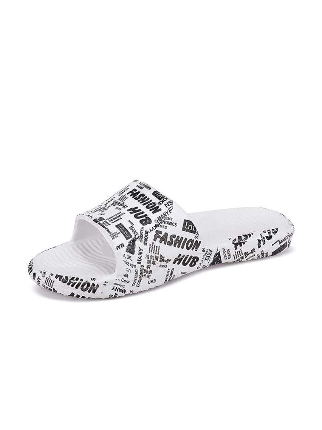 DRACKFOOT Men Printed Casual Synthetic Slider Flip Flops-image-34
