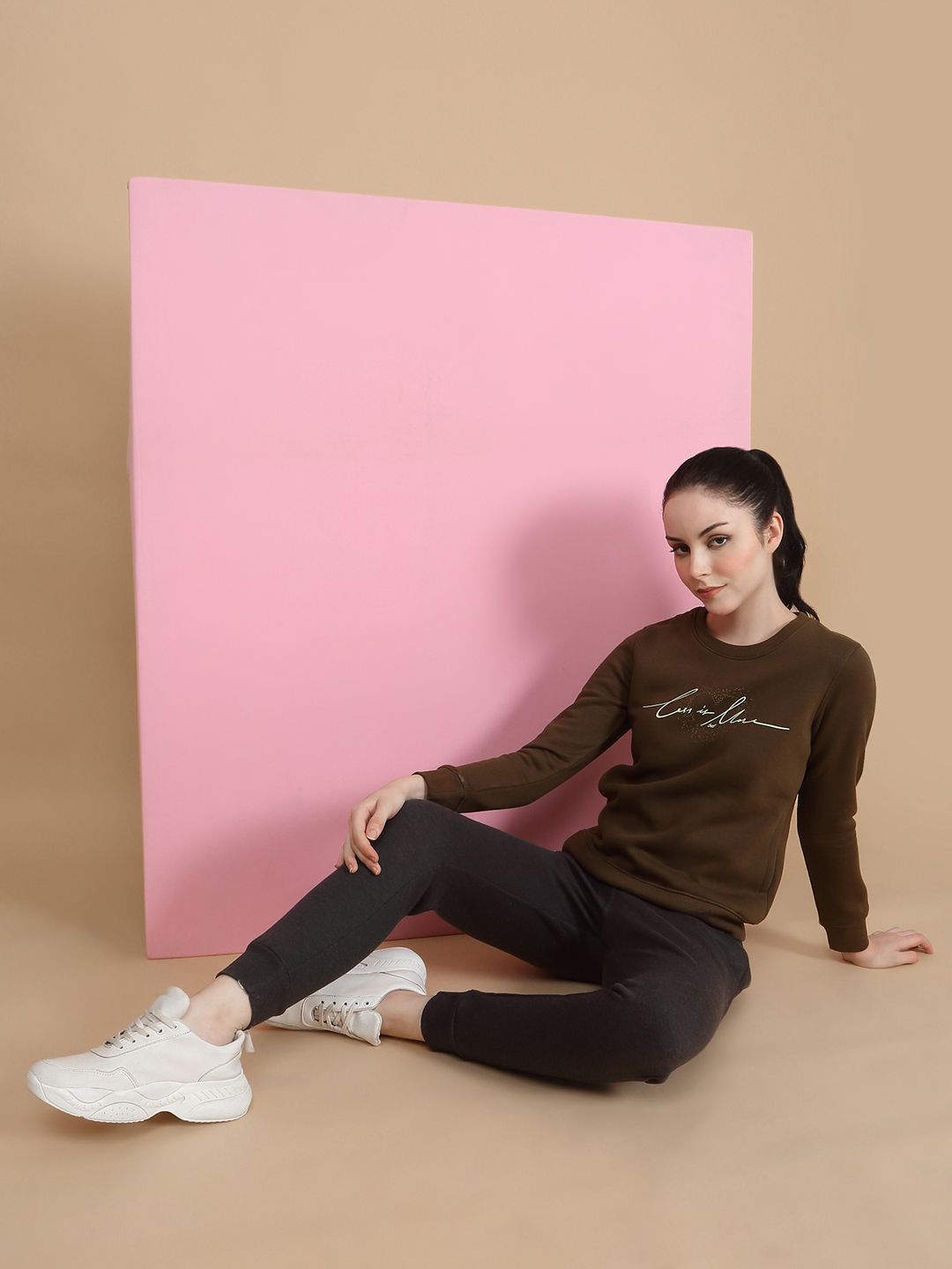 Sweet Dreams Women Typography Printed Sweatshirt-picture-19