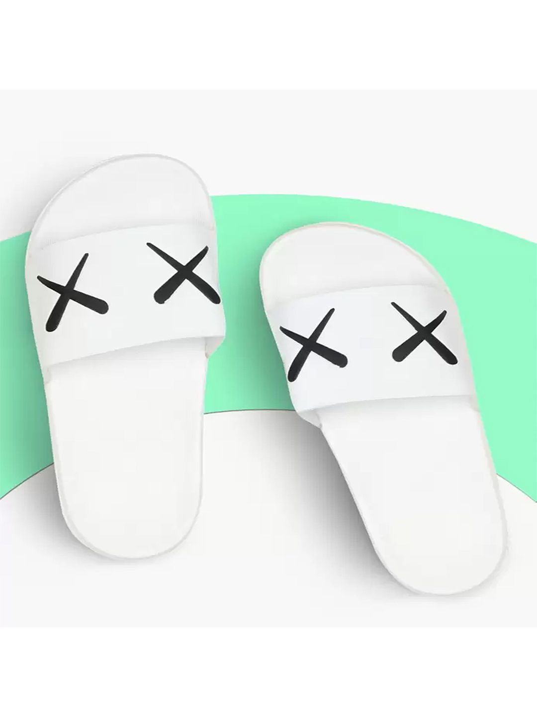 DRACKFOOT Men Printed Slider Flip Flops-image-27