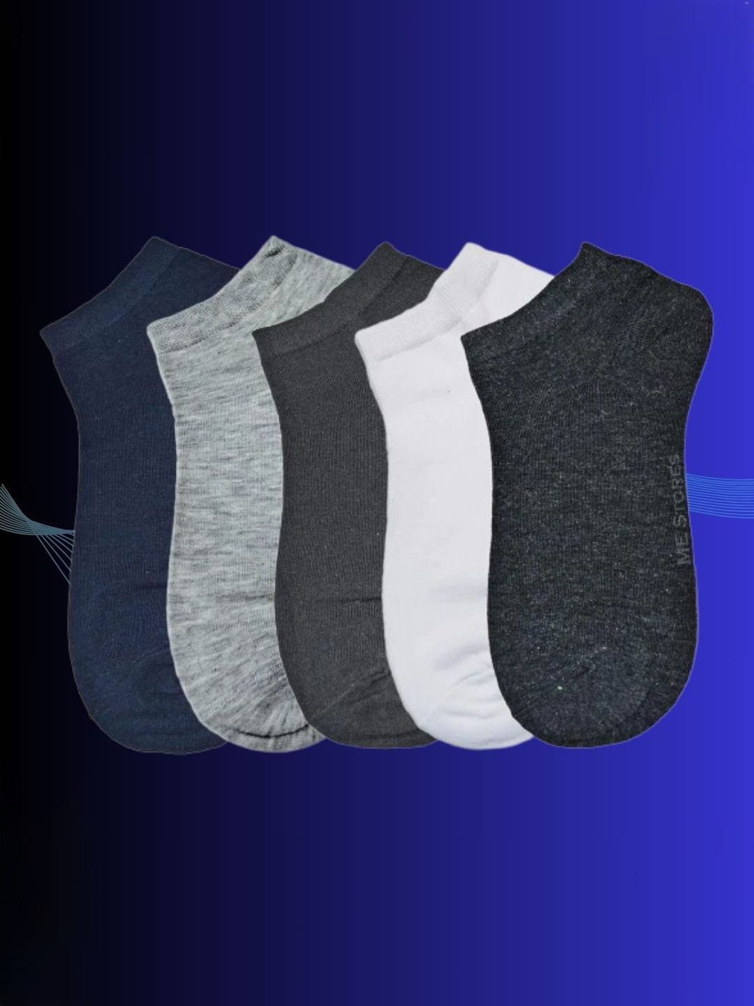 MJE Men Pack Of 5 Anti-Odour Ankle Length Socks-picture-41