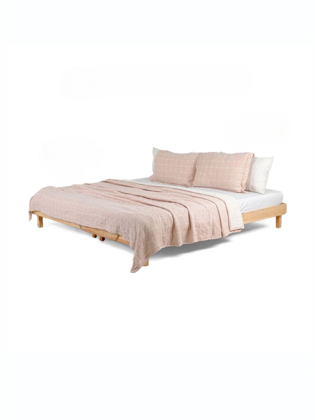 Zarf Pink Ethnic Motifs Summer 300 GSM Double Bed Blanket