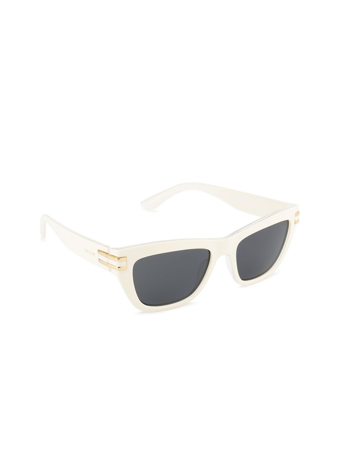OPIUM White Plastic Full Rim UV Protection Sunglasses for Women-image-17