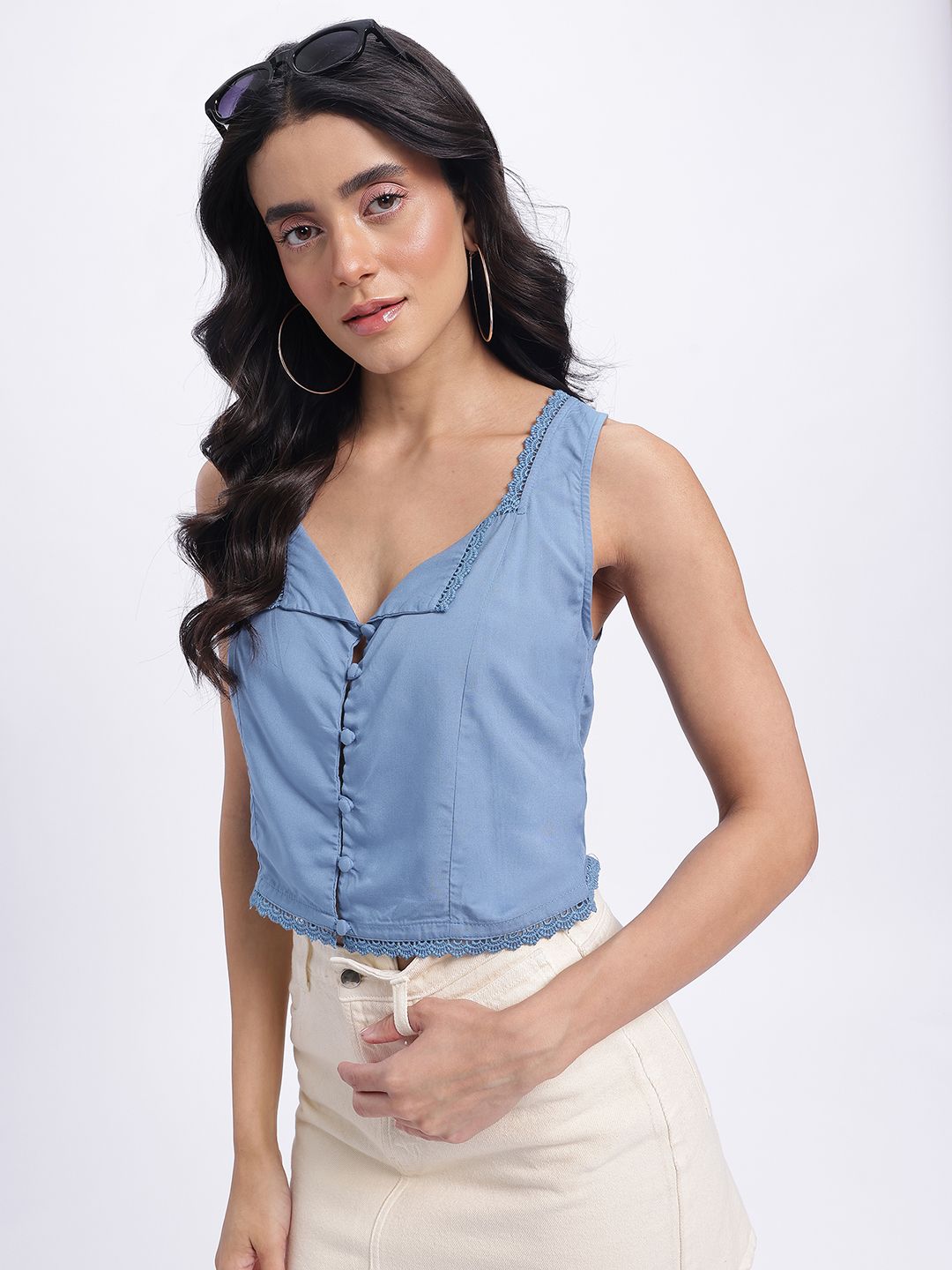 glitchez Lace Luxe Square Neck with Club Detail-picture-31