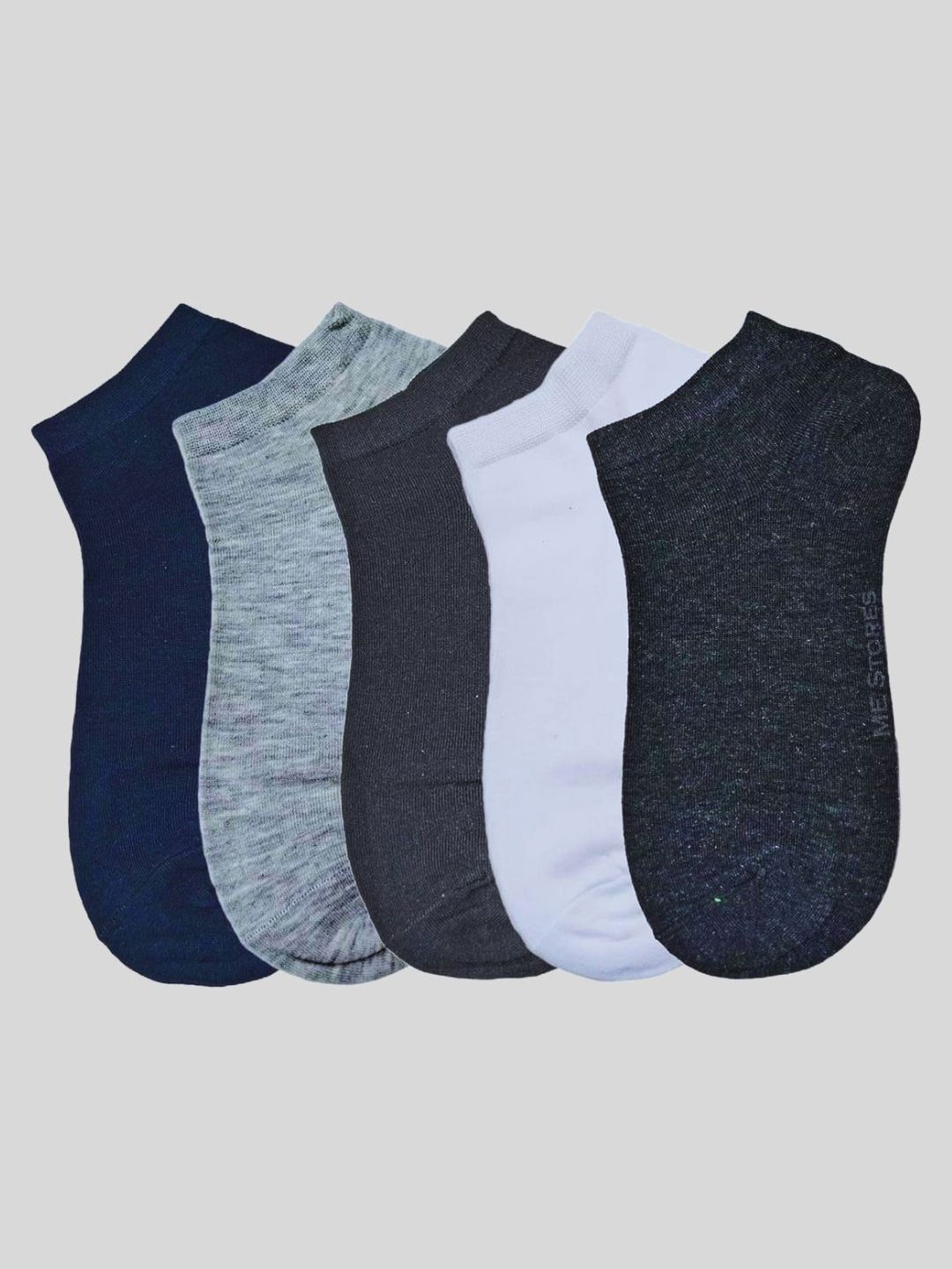 MJE Men Pack Of 5 Anti-Odour Ankle Length Socks-image-49