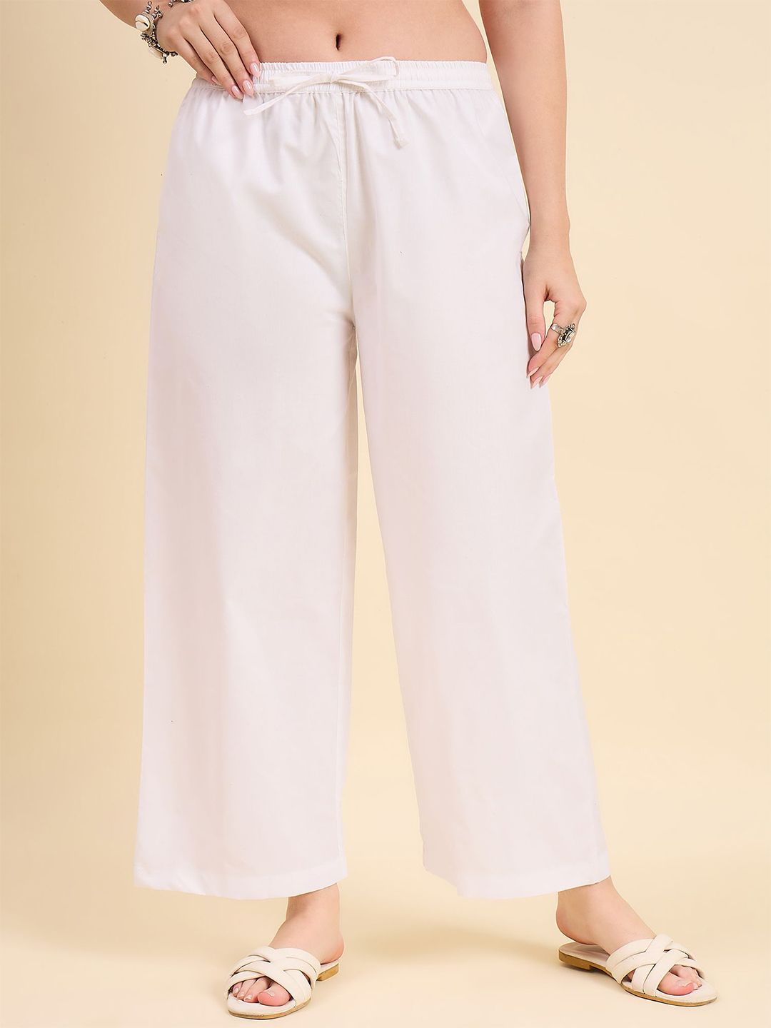 KLOSIA Women Solid Ethnic Palazzos-image-20