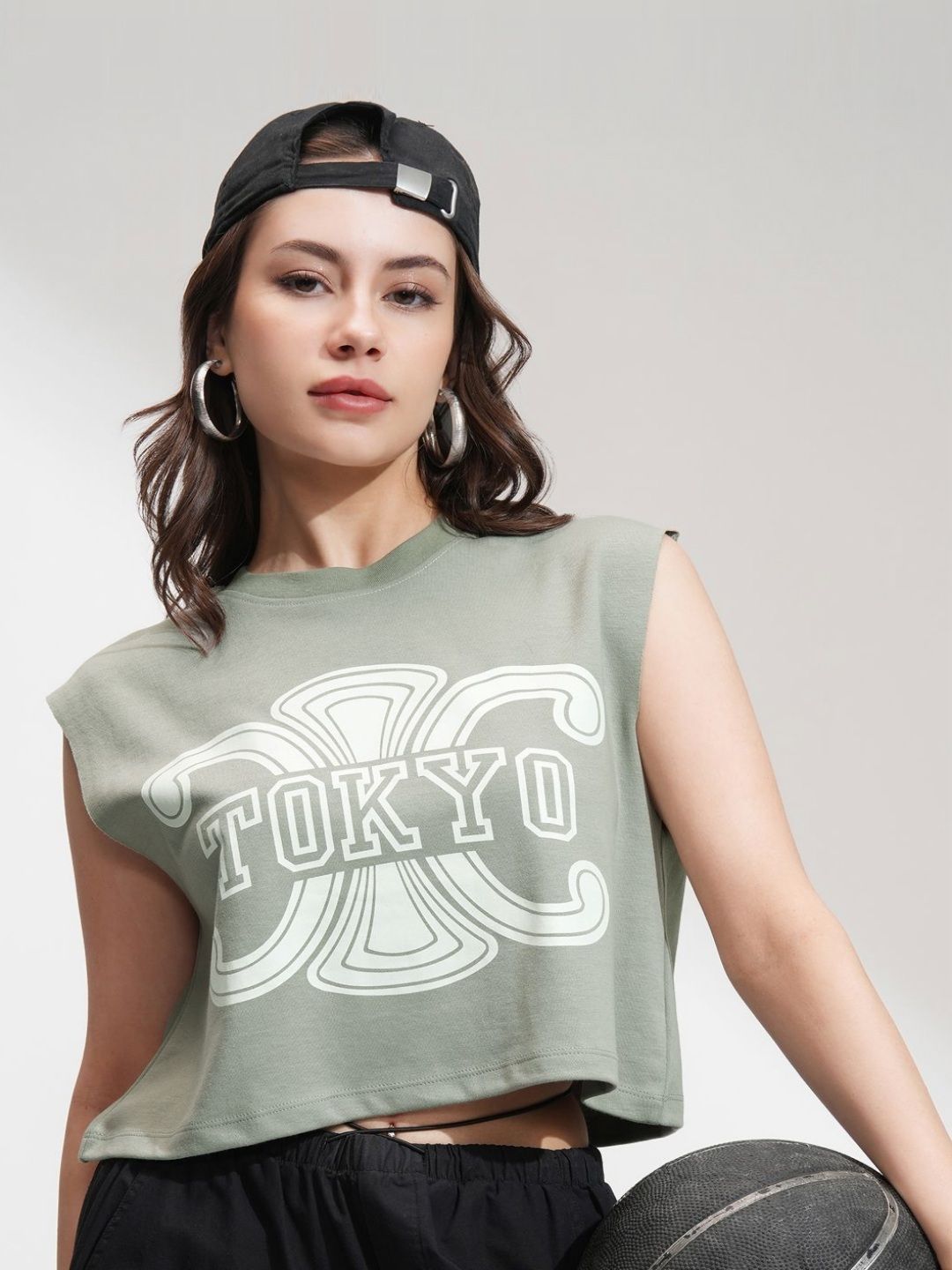 Street By Tokyo Talkies Women Typography Printed Round Neck Boxy T-shirt-picture-31