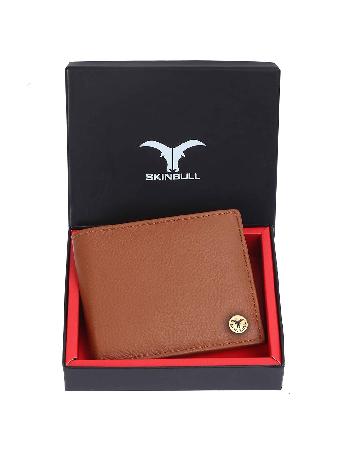 SKINBULL Men Leather Two Fold Wallet-picture-14