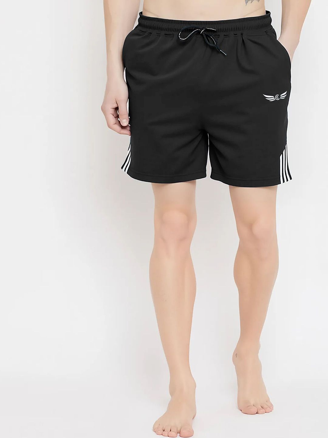 CHROME & CORAL Men Low-Rise Lounge Shorts-picture-35