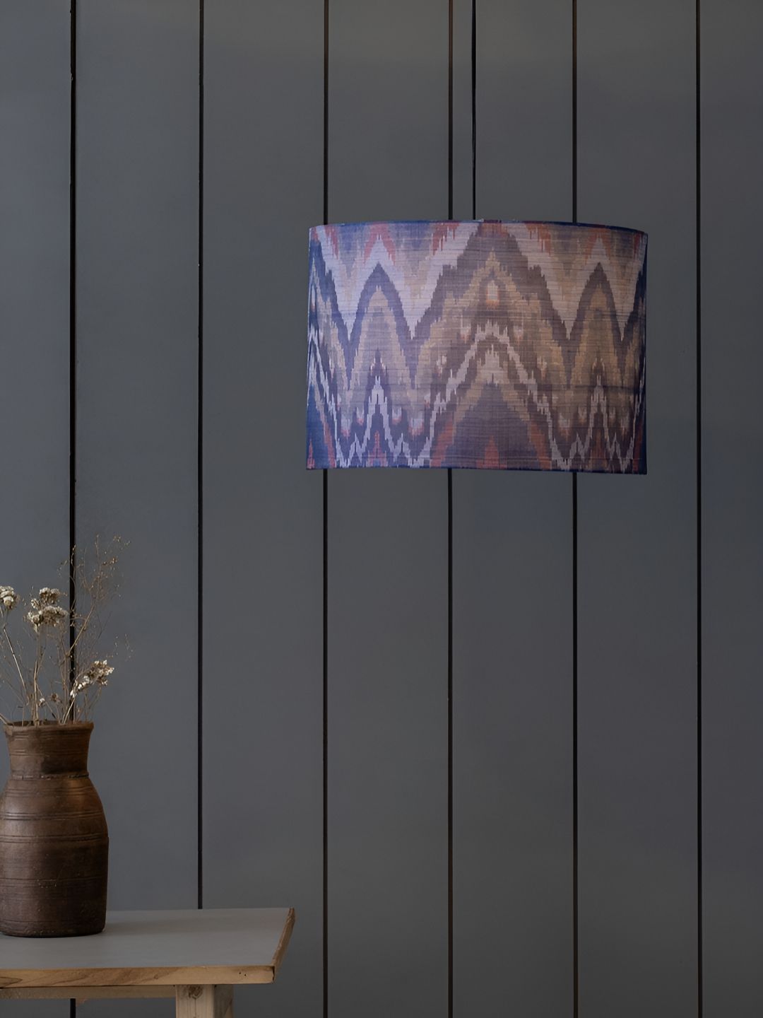 Eyaas Blue & White Textured Contemporary Ceiling Lamp-picture-49