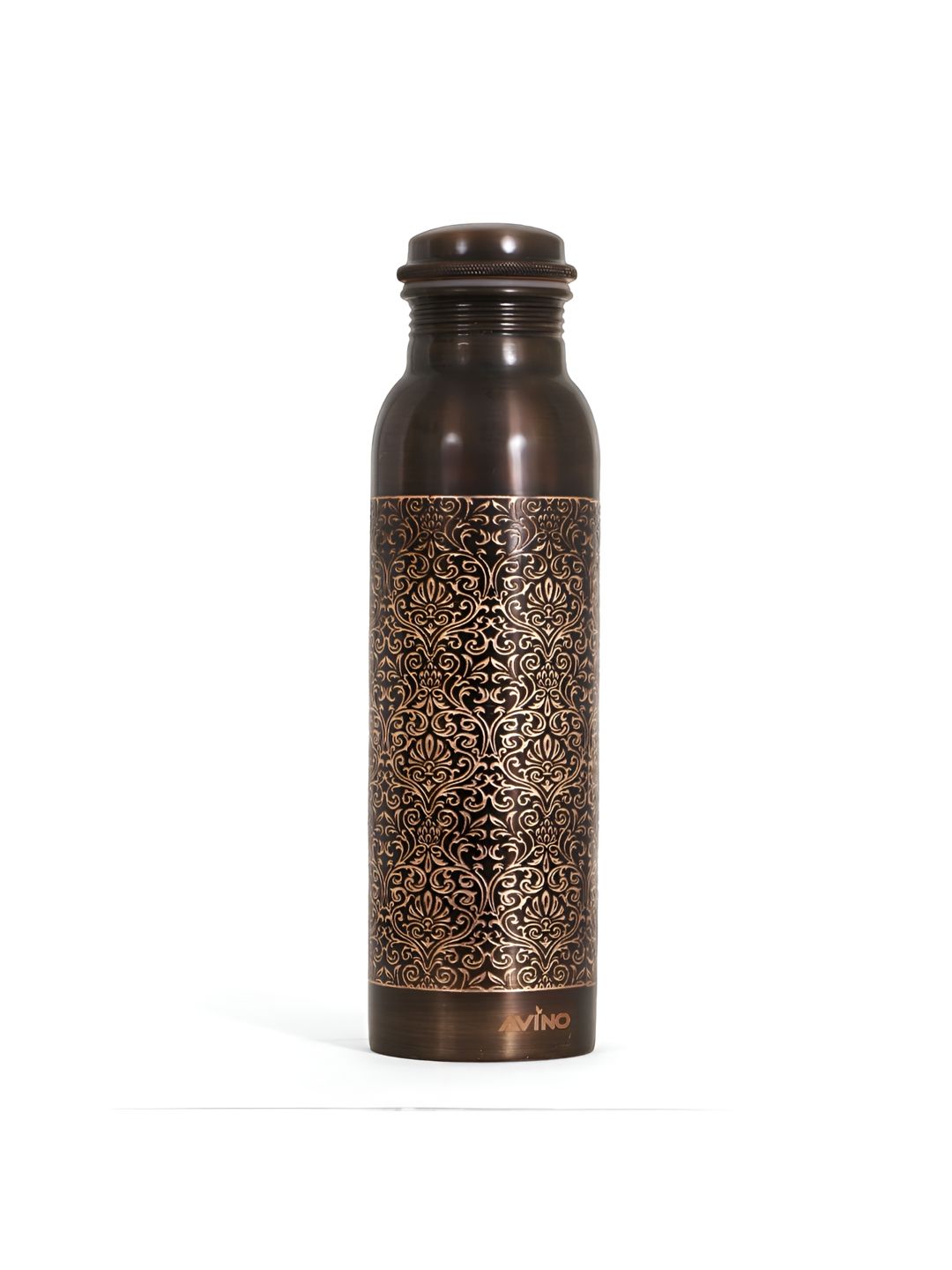 AVINO Brown & Copper-Toned Copper Water Bottle 1L-picture-42