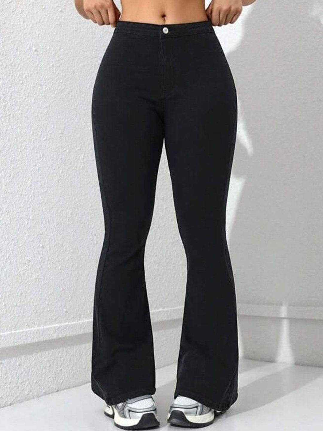 Next One Women Smart Bootcut High-Rise Stretchable Bootcut Jeans-picture-24