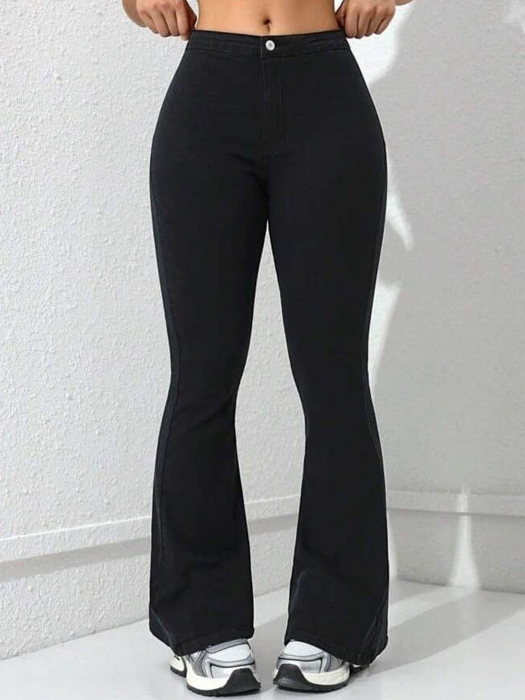 Next One Women Smart Bootcut High-Rise Stretchable Jeans-picture-12