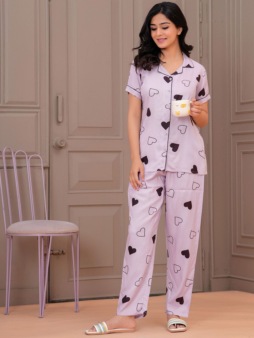 Light Daisy Women Printed Night suit-picture-56