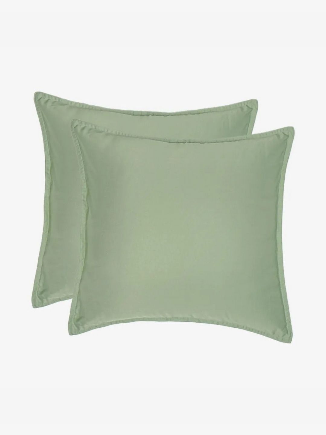Zarf Green & Olive Green Set of 2 Square Cushion Covers-picture-6