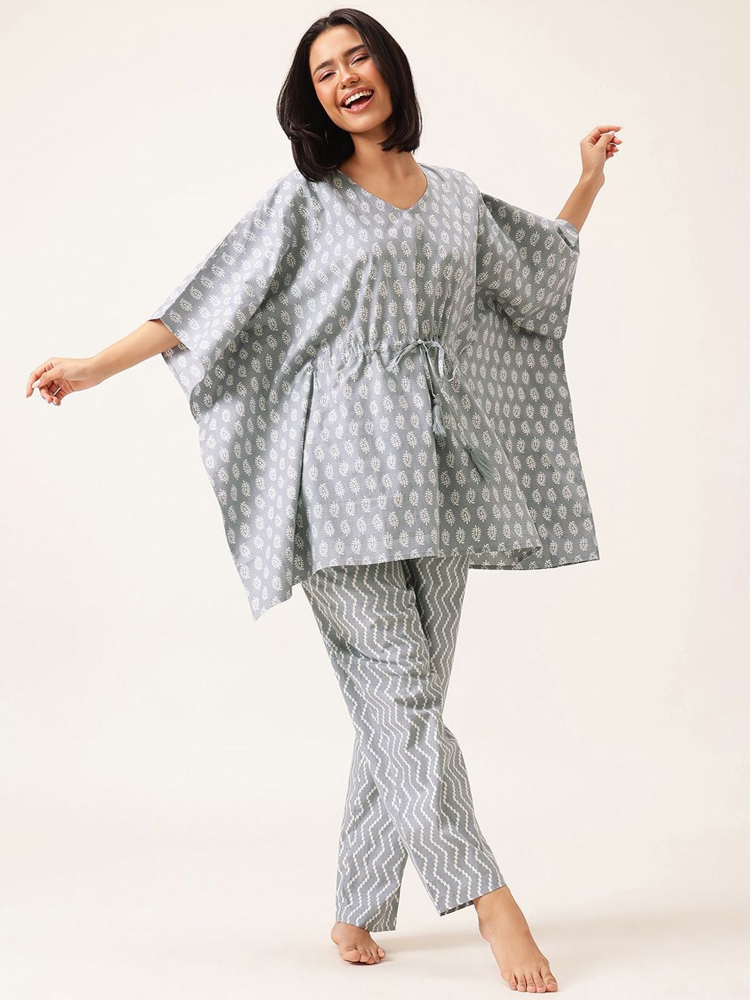 Clovia Women Printed Night suit-picture-19