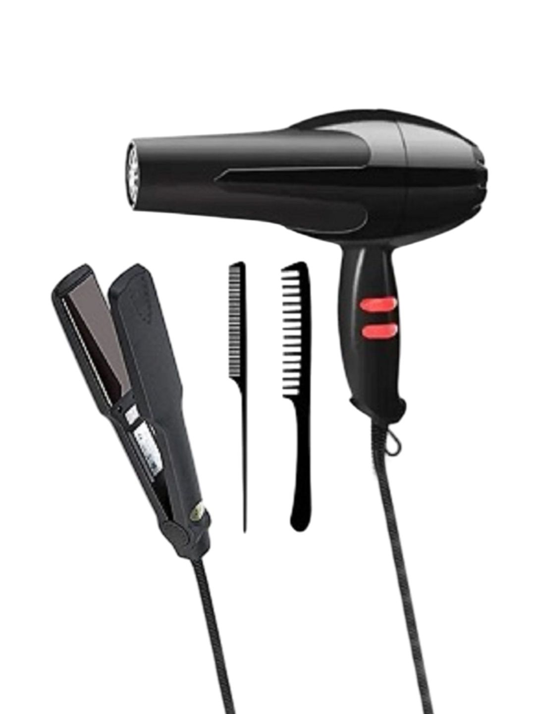 UKSTYLZ Dryer 1500 Watts With Straightener & 2 Combs Set Of 4-image-19