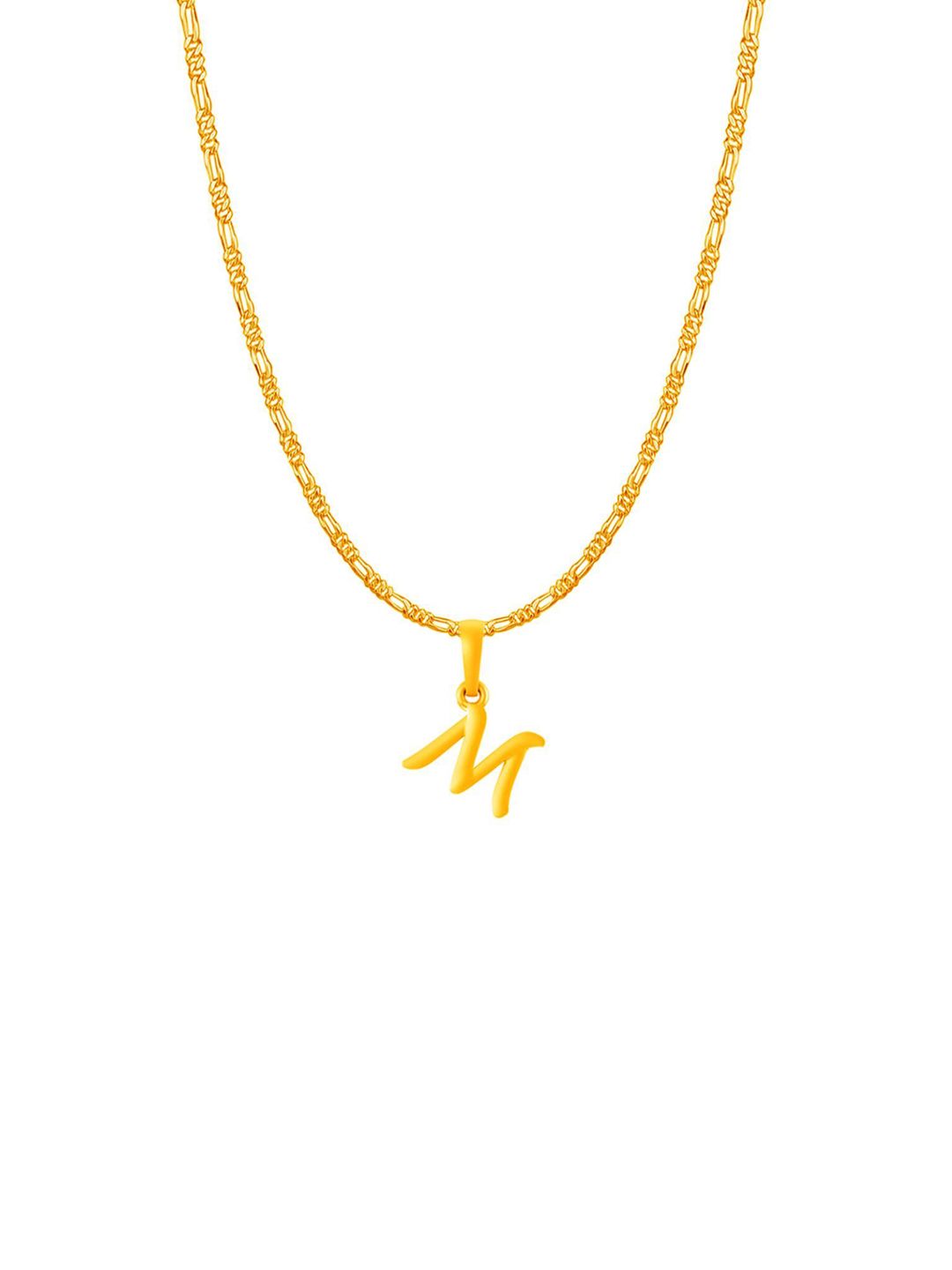 AKSHAT SAPPHIRE Gold-Plated Contemporary Pendants with Chains-image-48