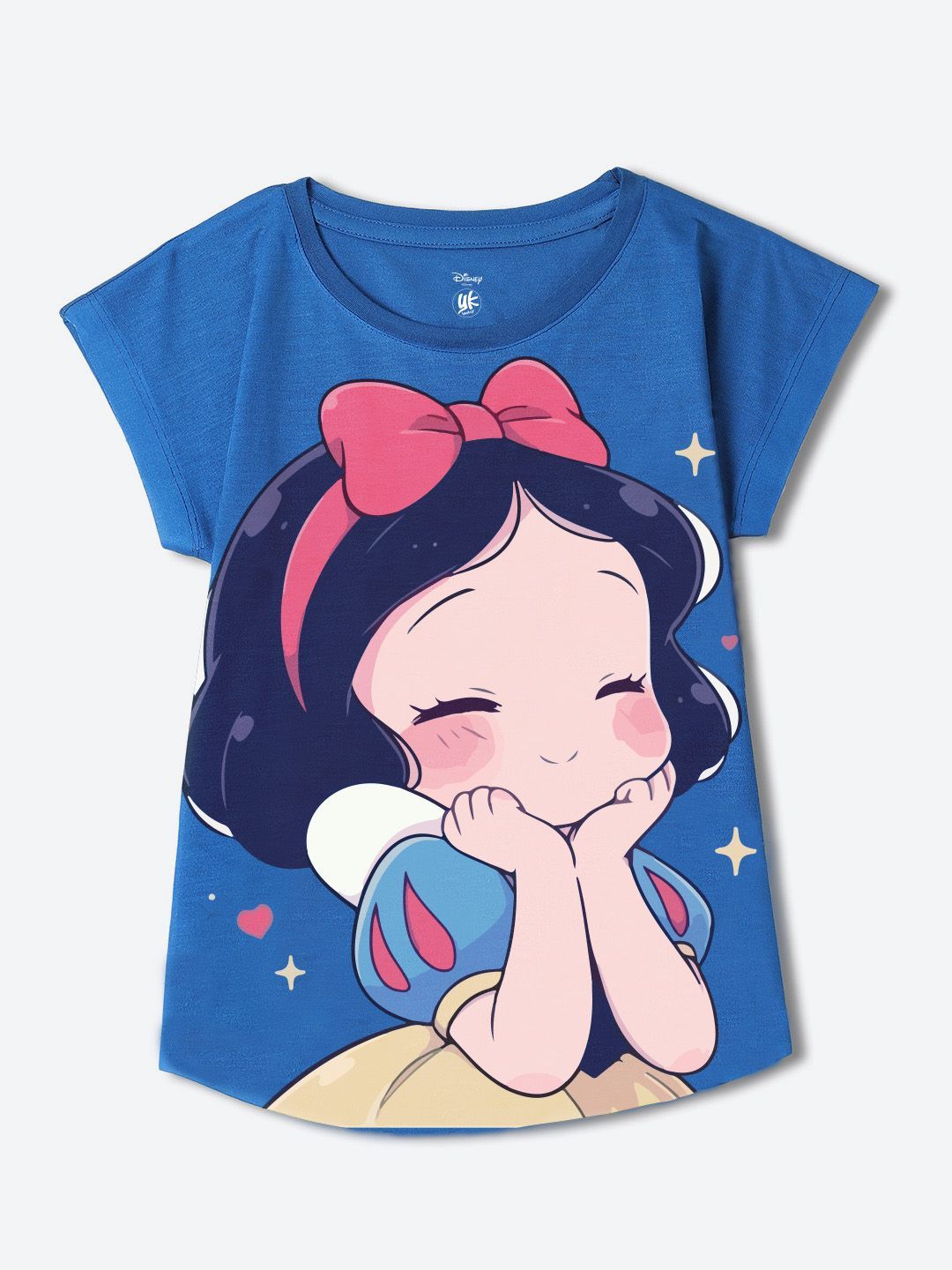 YK Disney Girls Graphic Print Round Neck Top-picture-15