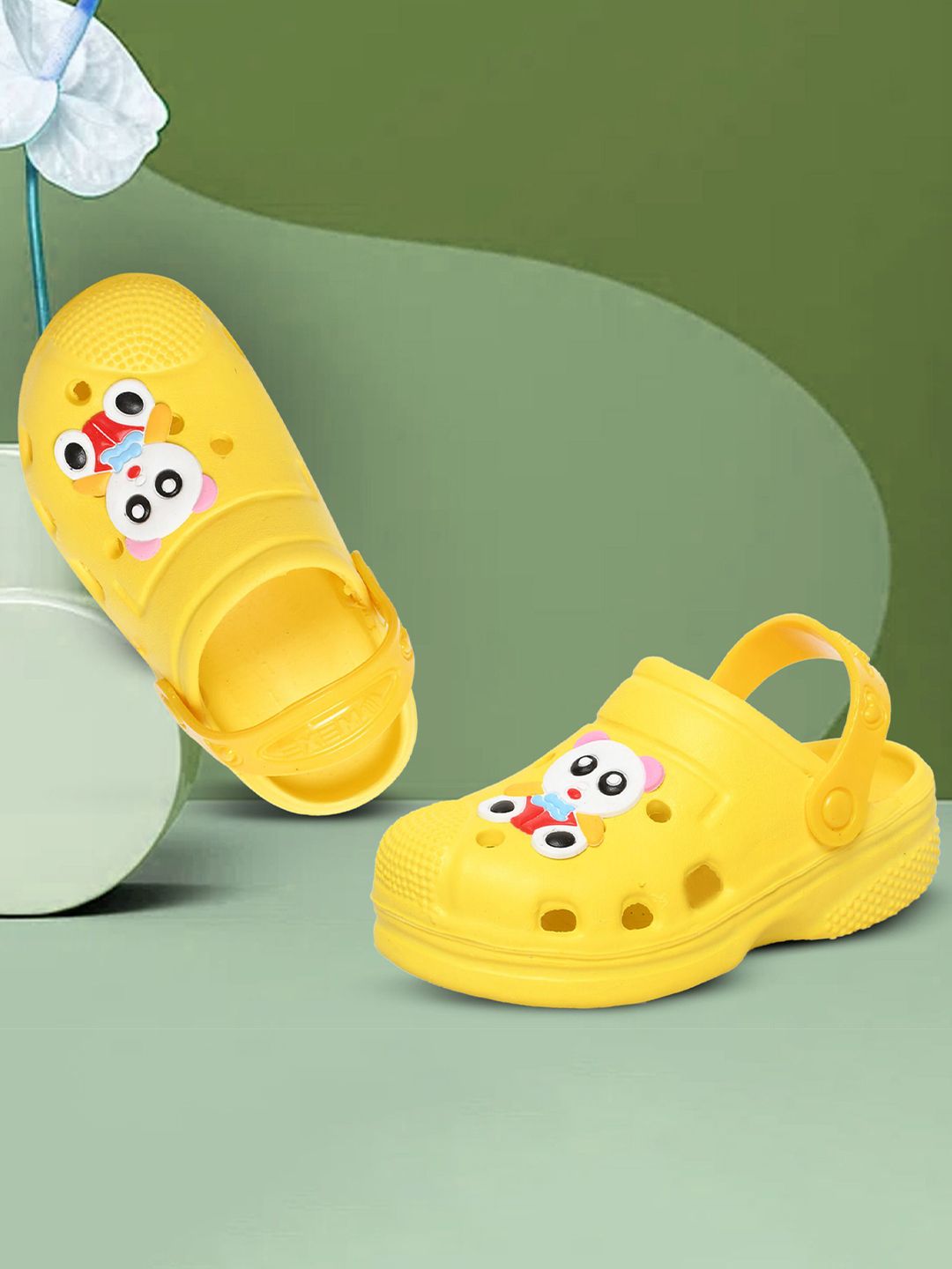 Trendmode Kids Printed Led Light Flip Flop Clogs-picture-19